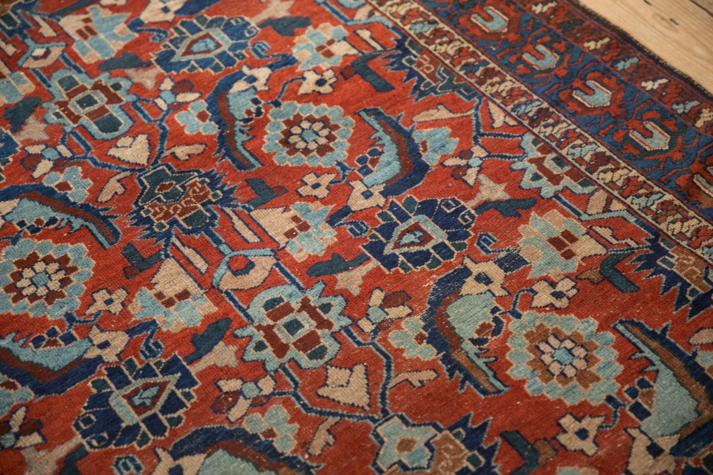 4.5x6 Antique Fine Malayer Rug - Image 9