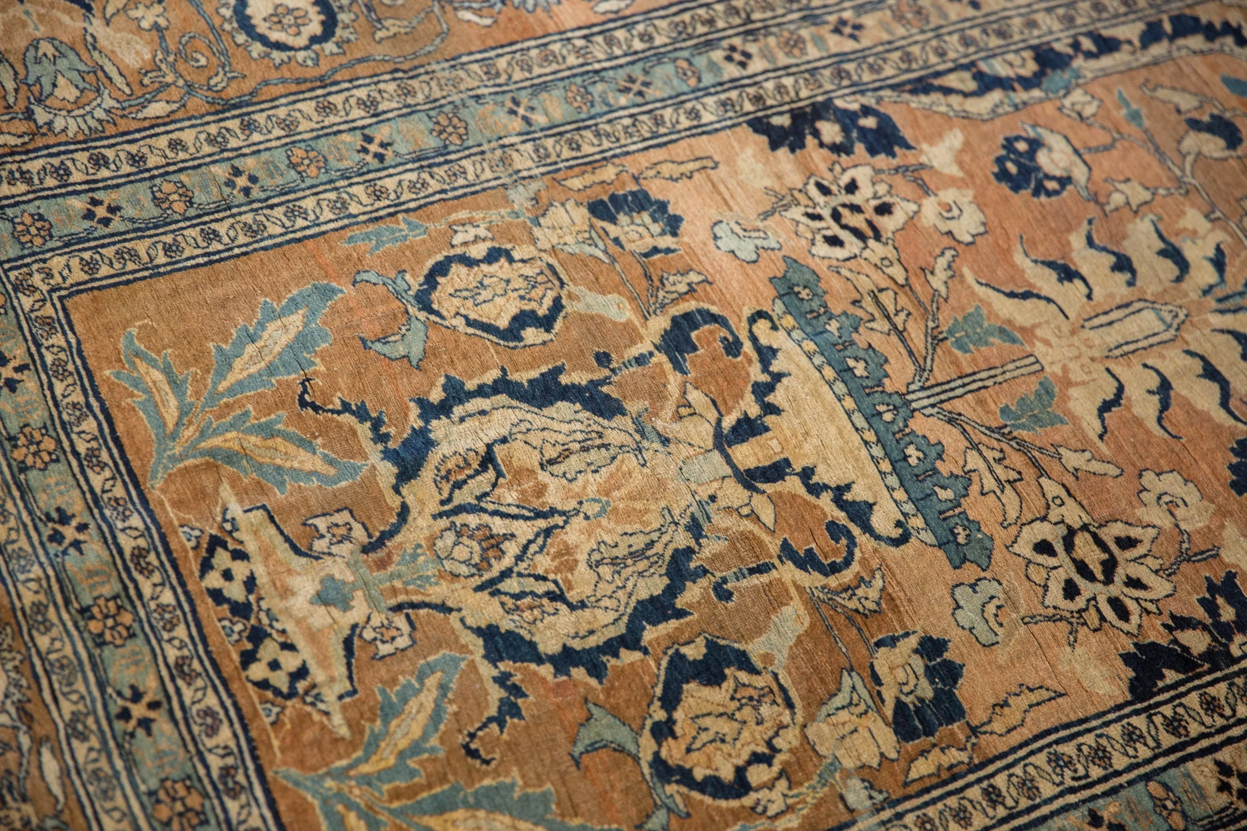 4.5x6 Antique Fine Tabriz Rug - Image 9