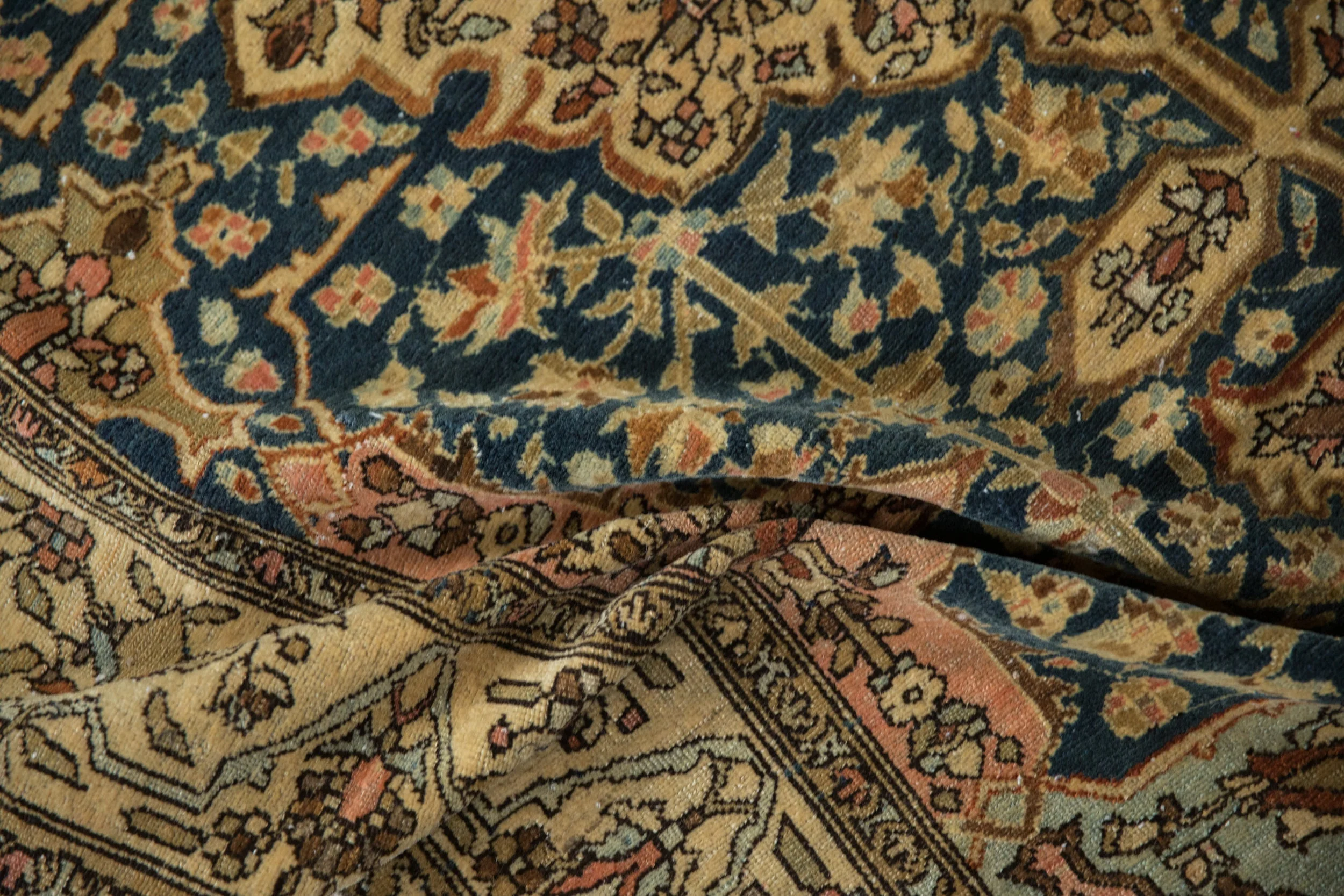 4.5x6 Antique Fine Tea Washed Malayer Rug - Image 10