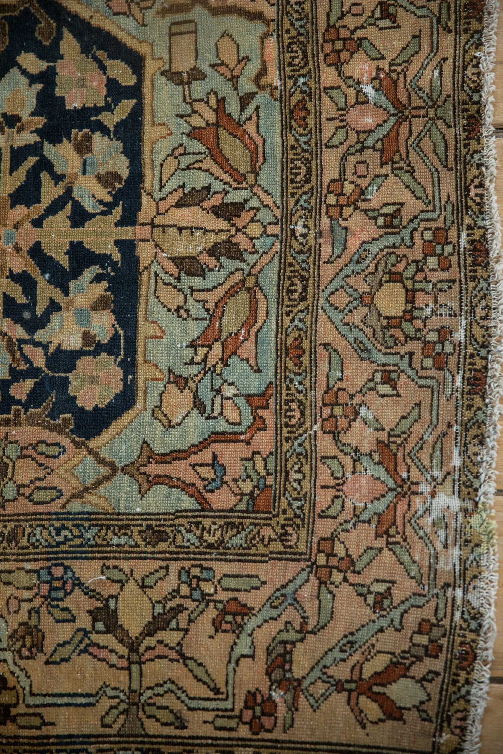 4.5x6 Antique Fine Tea Washed Malayer Rug - Image 6