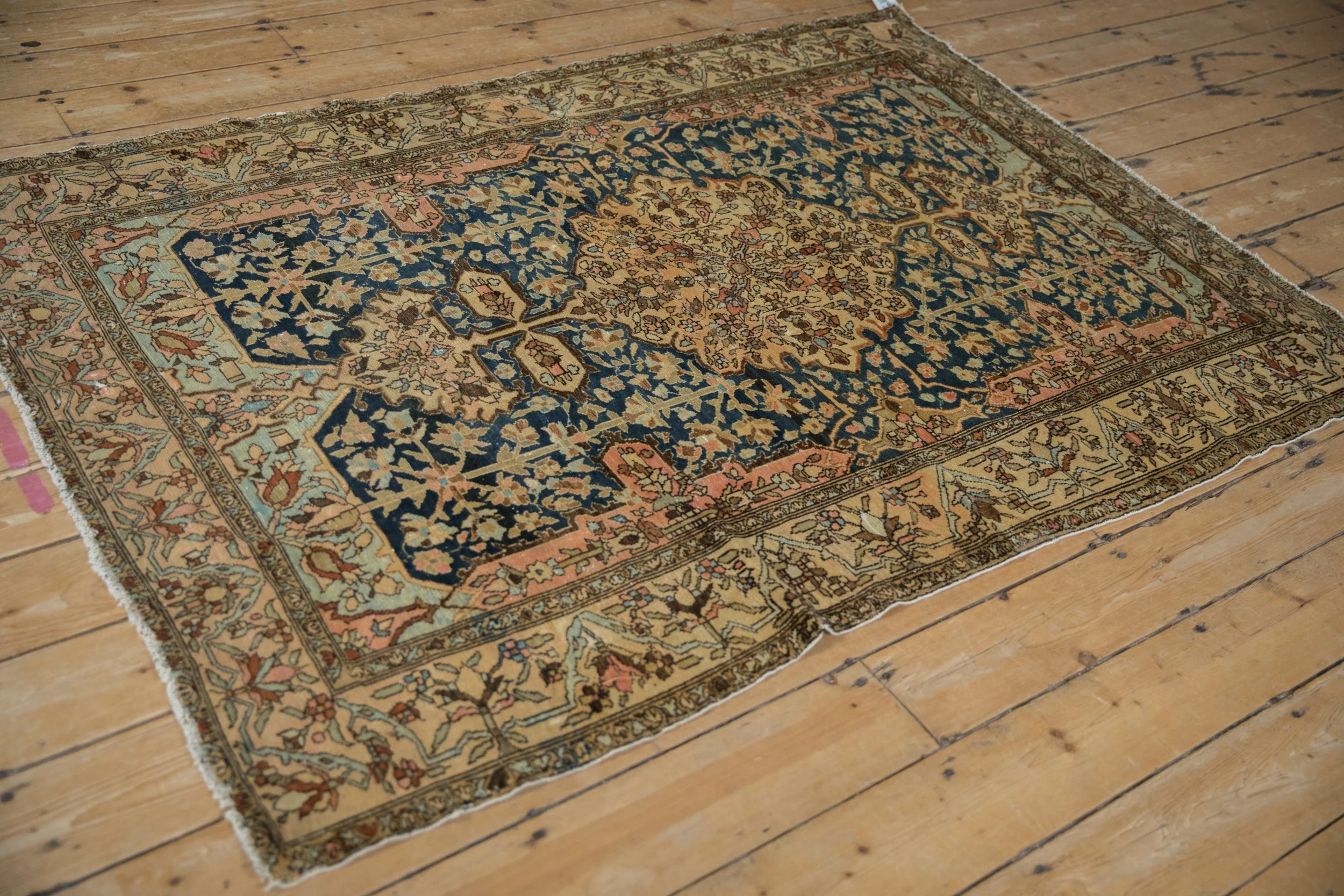 4.5x6 Antique Fine Tea Washed Malayer Rug - Image 7