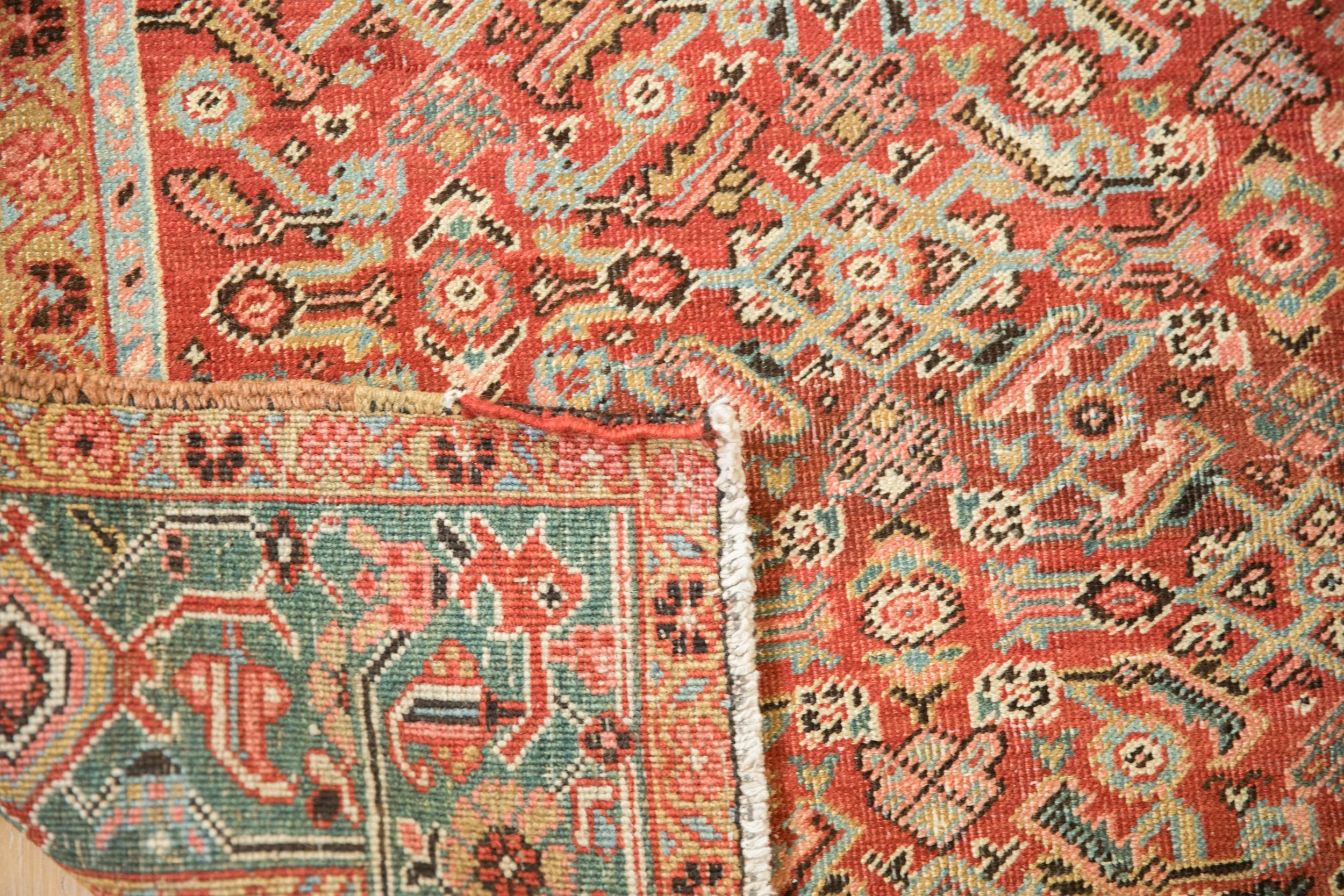 4.5x6 Antique Heriz Rug - Image 11