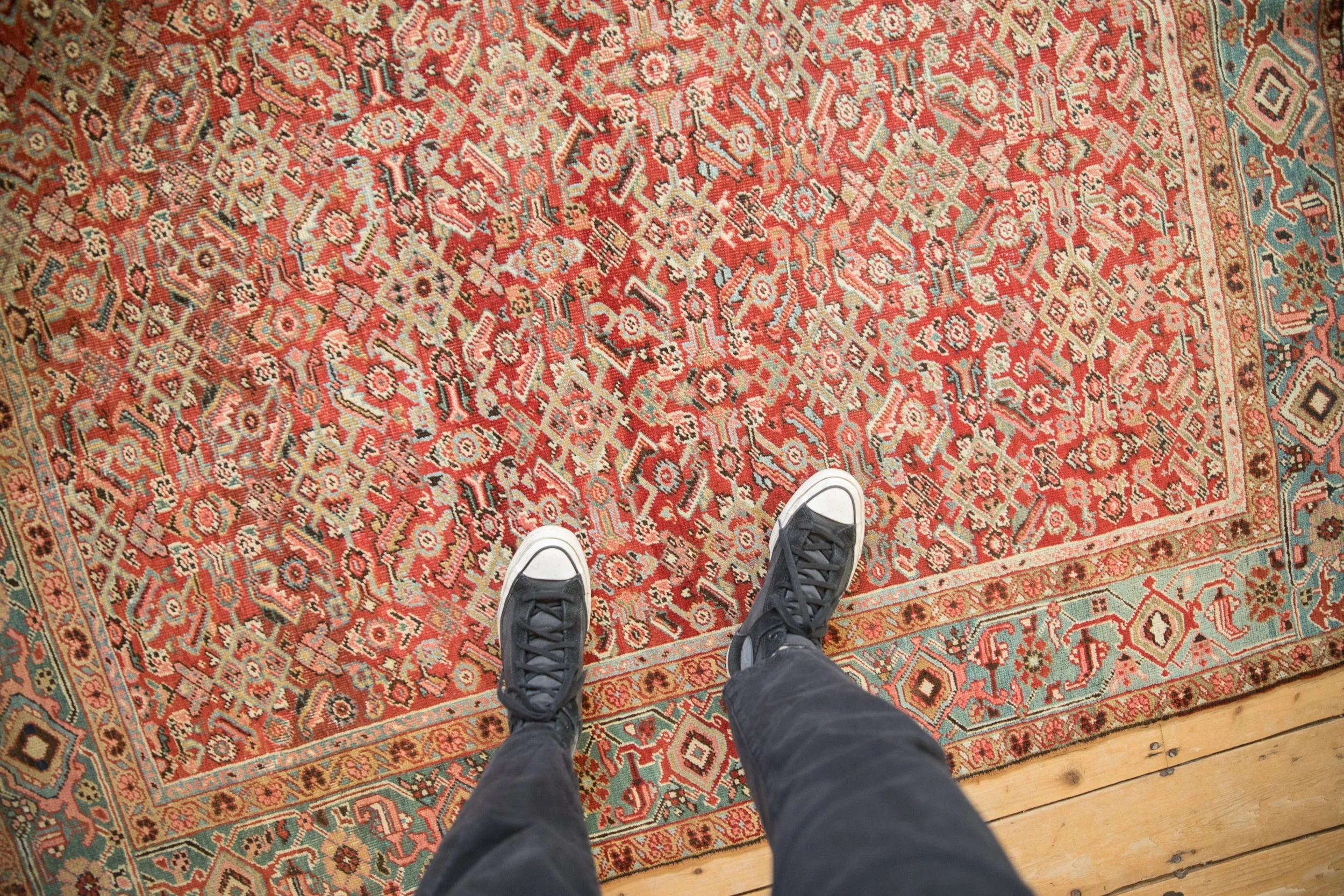 4.5x6 Antique Heriz Rug - Image 2