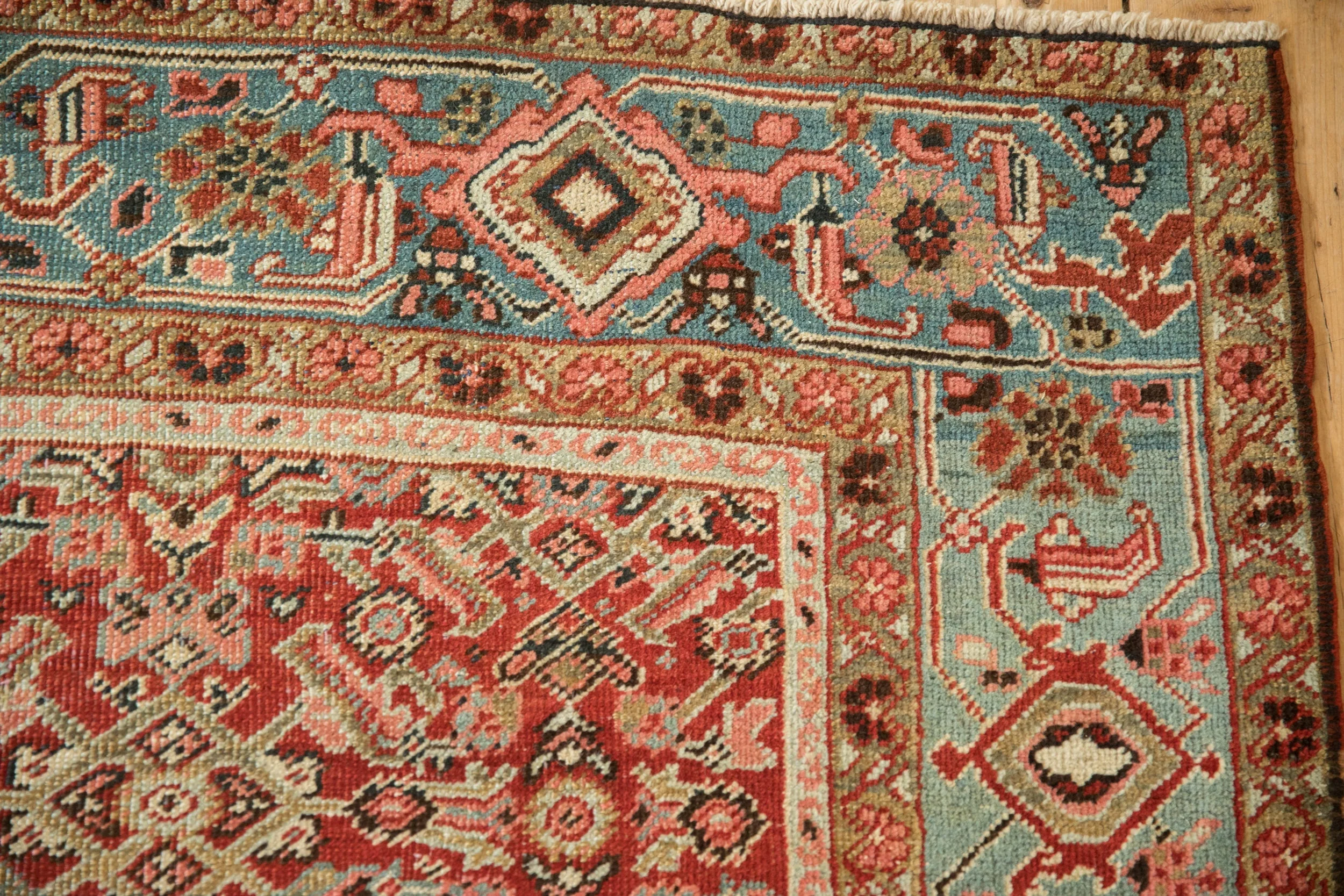4.5x6 Antique Heriz Rug - Image 3