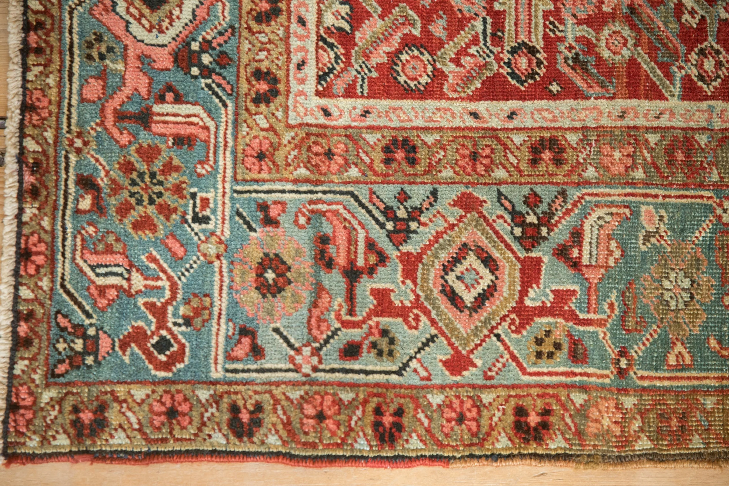 4.5x6 Antique Heriz Rug - Image 7