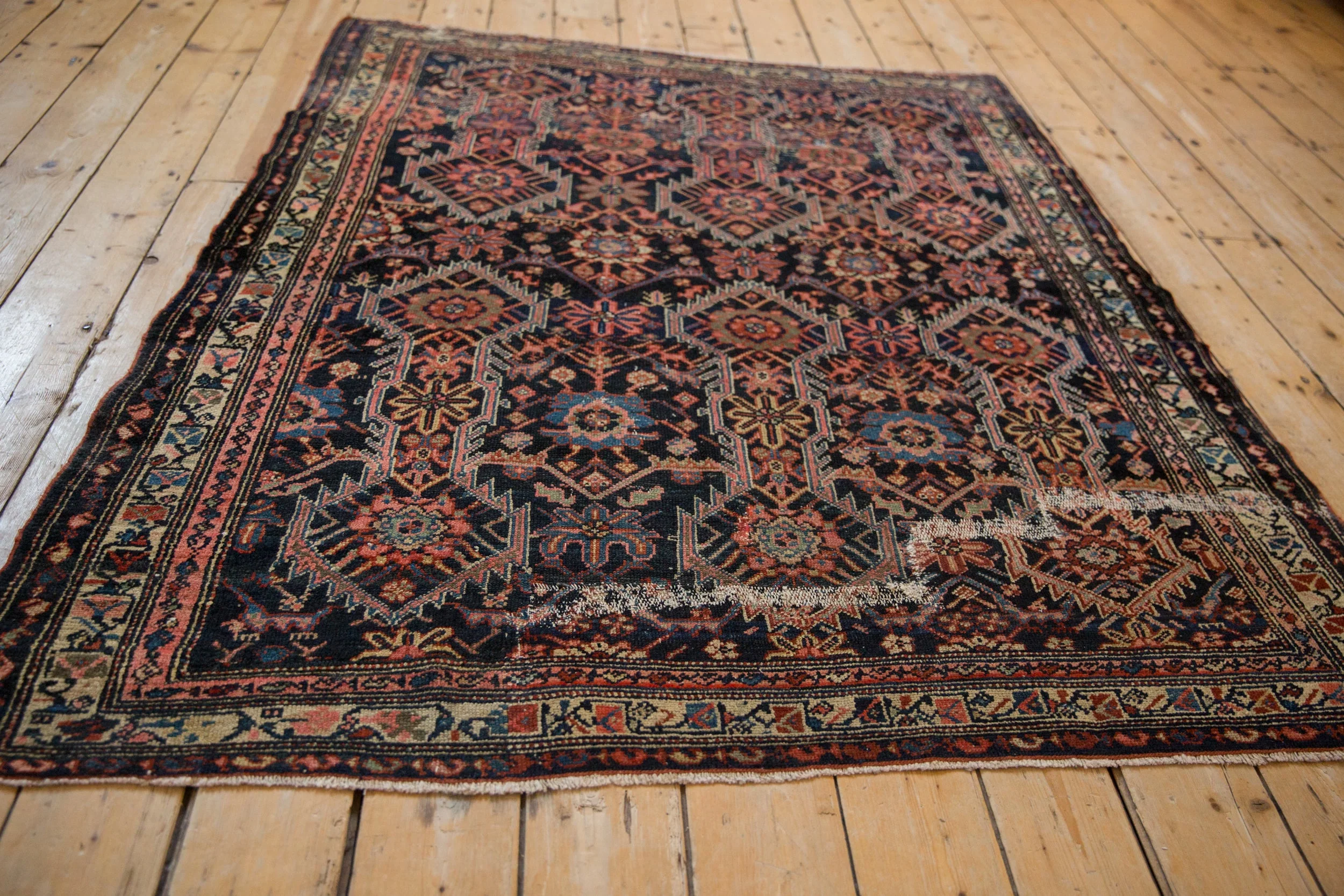 4.5x6 Antique Malayer Rug - Image 5