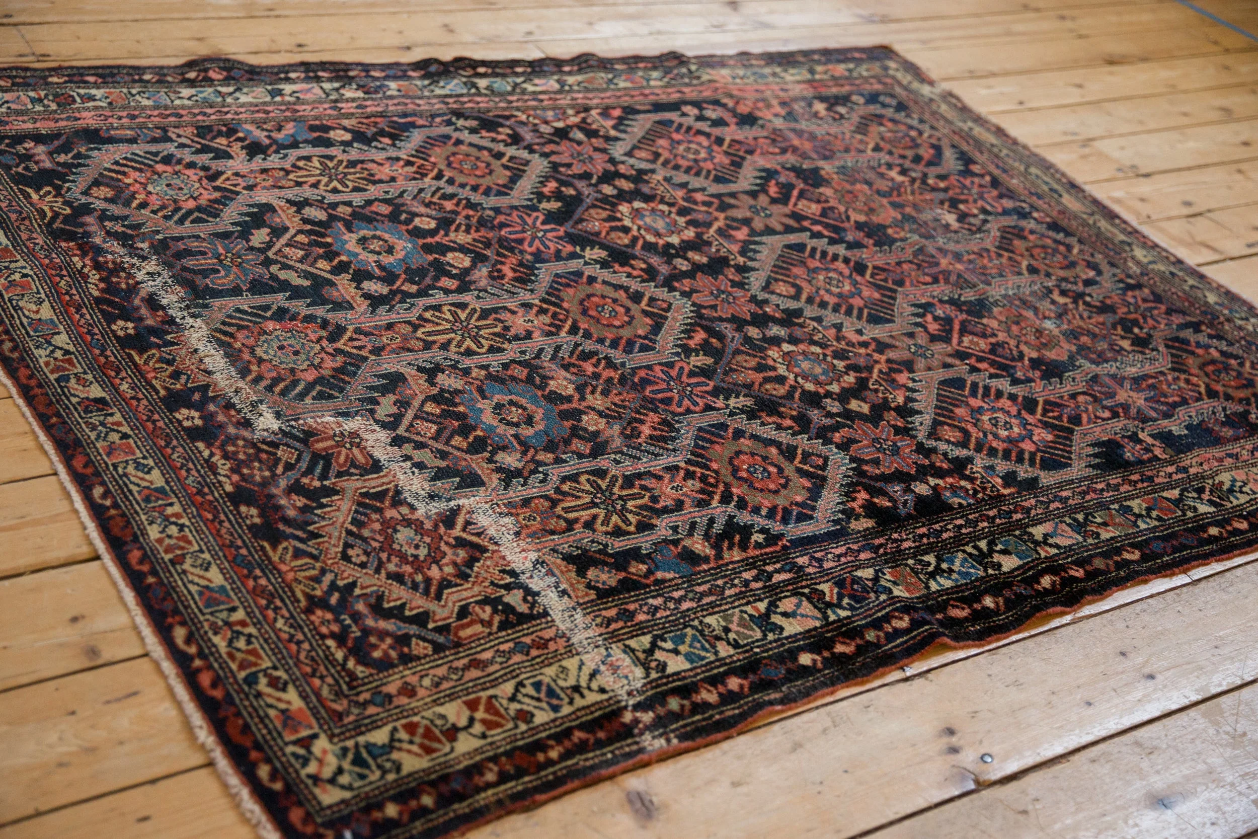 4.5x6 Antique Malayer Rug - Image 8