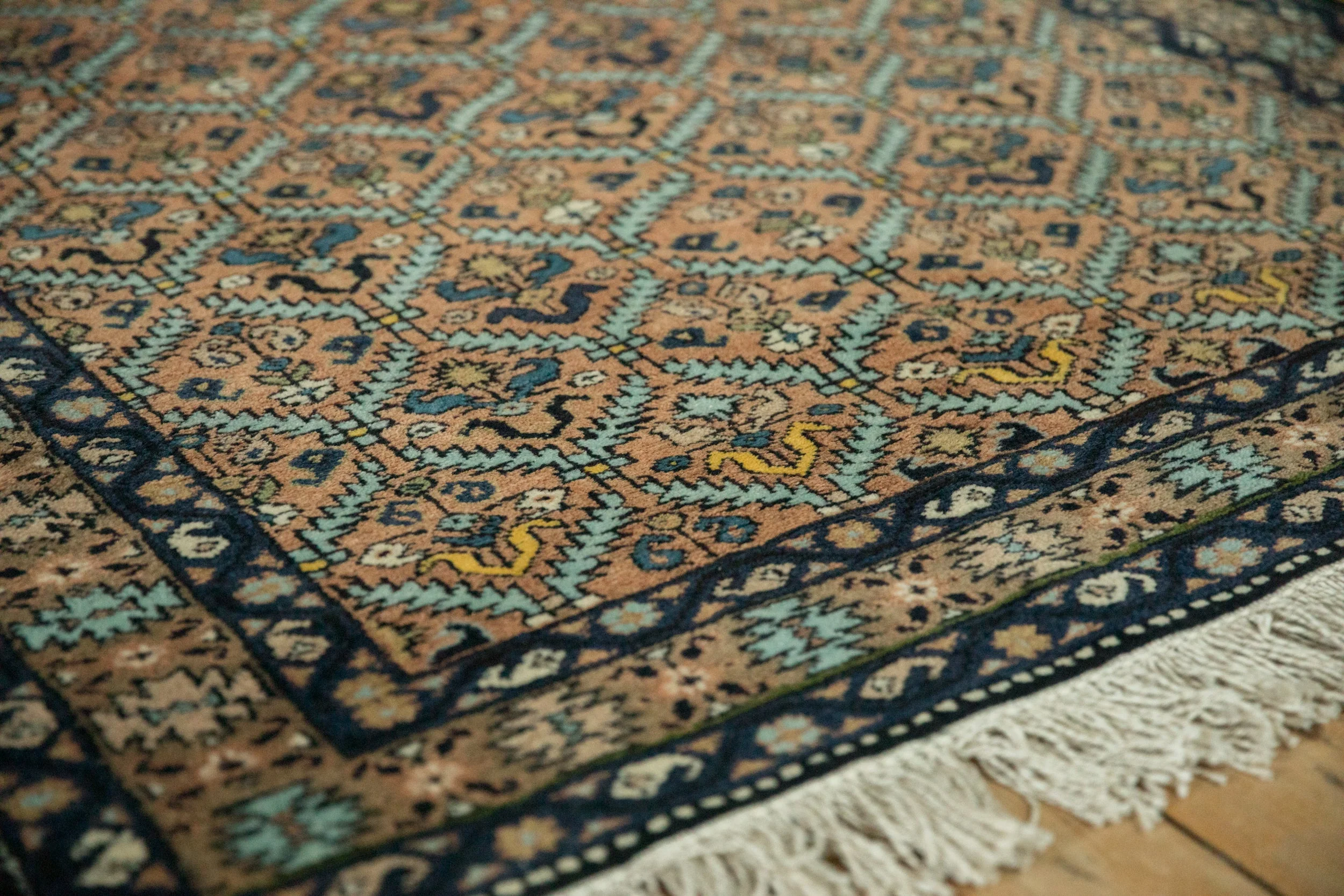 4.5x6 Vintage Ardebil Rug - Image 5
