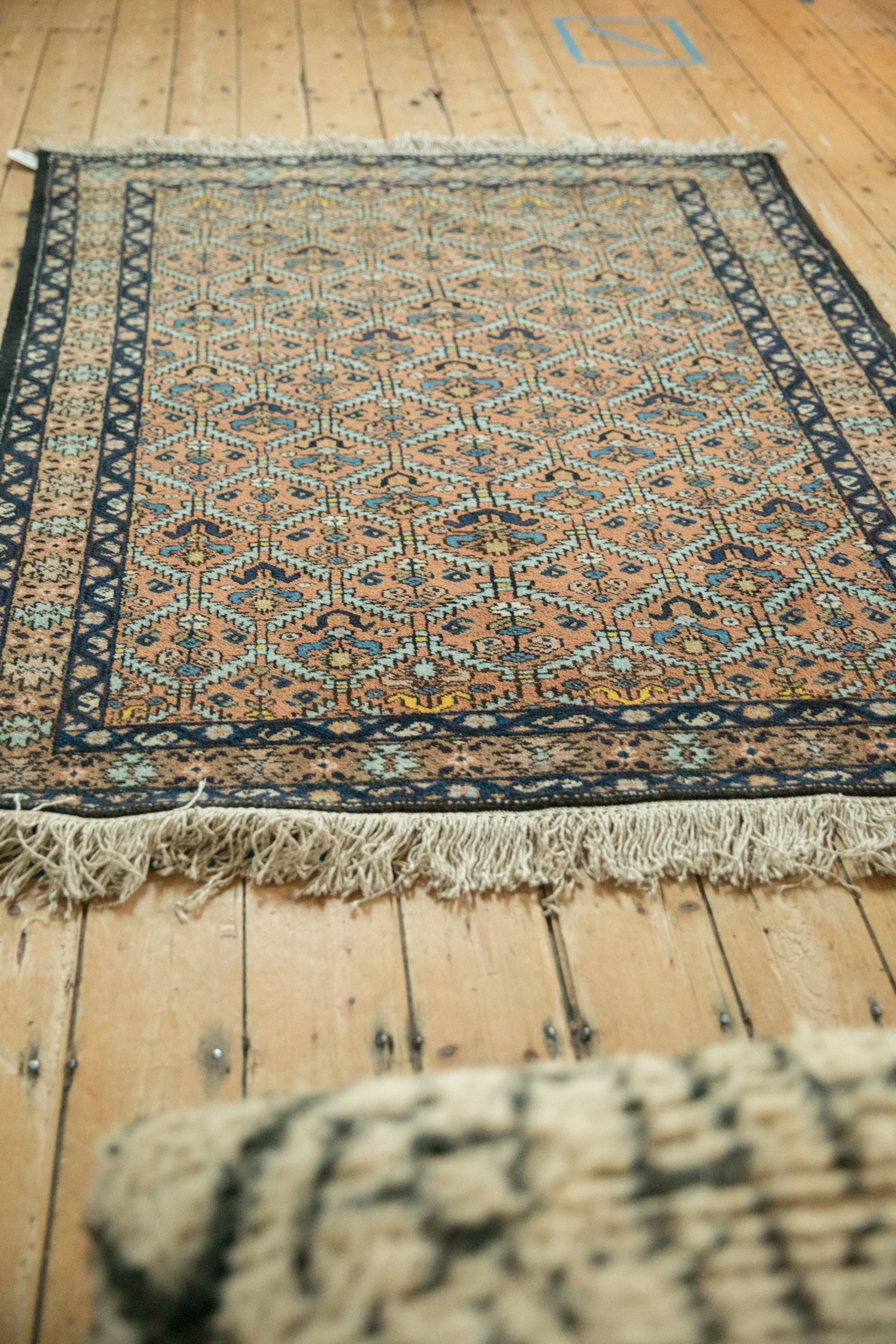 4.5x6 Vintage Ardebil Rug - Image 7