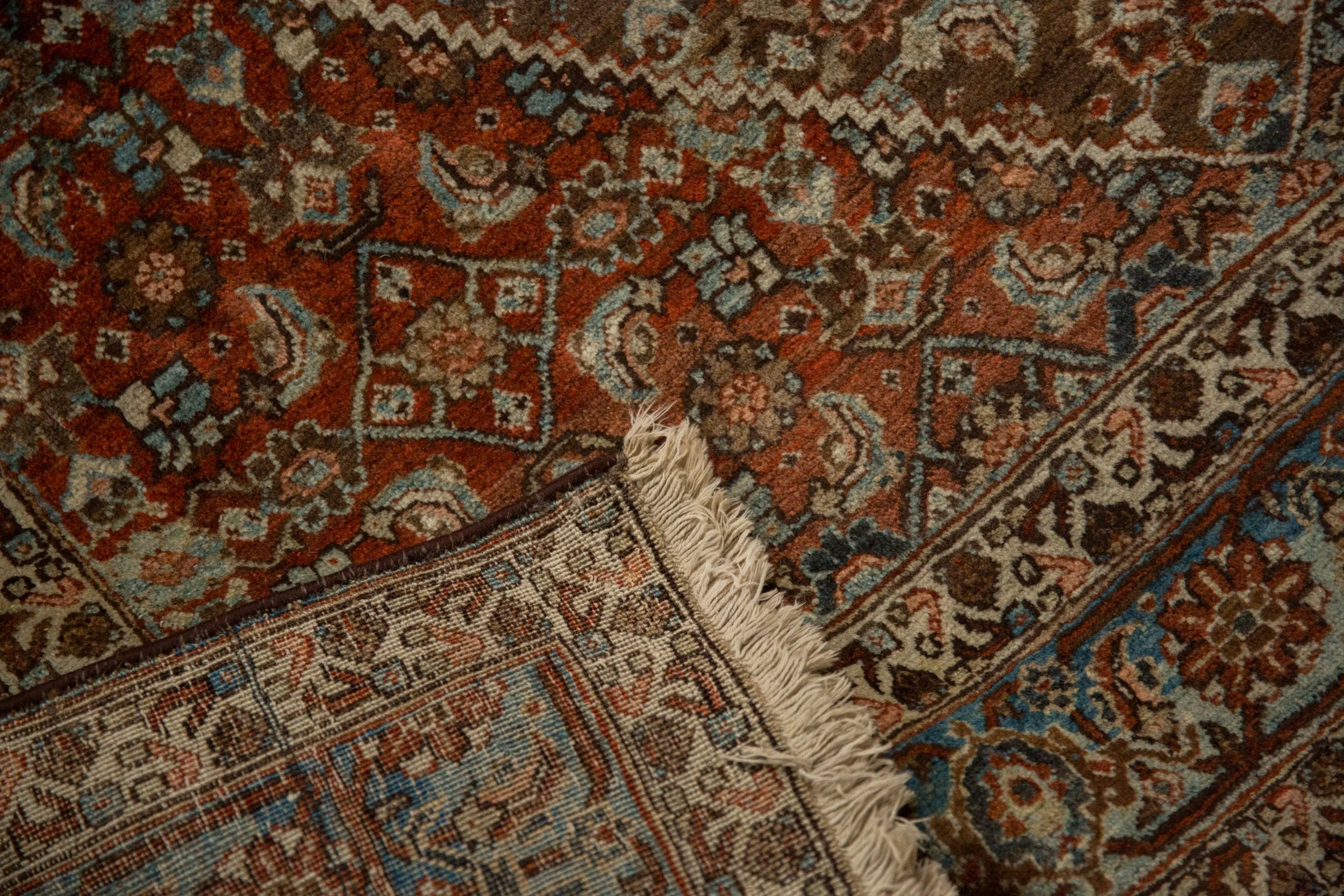 4.5x6 Vintage Bijar Rug - Image 10