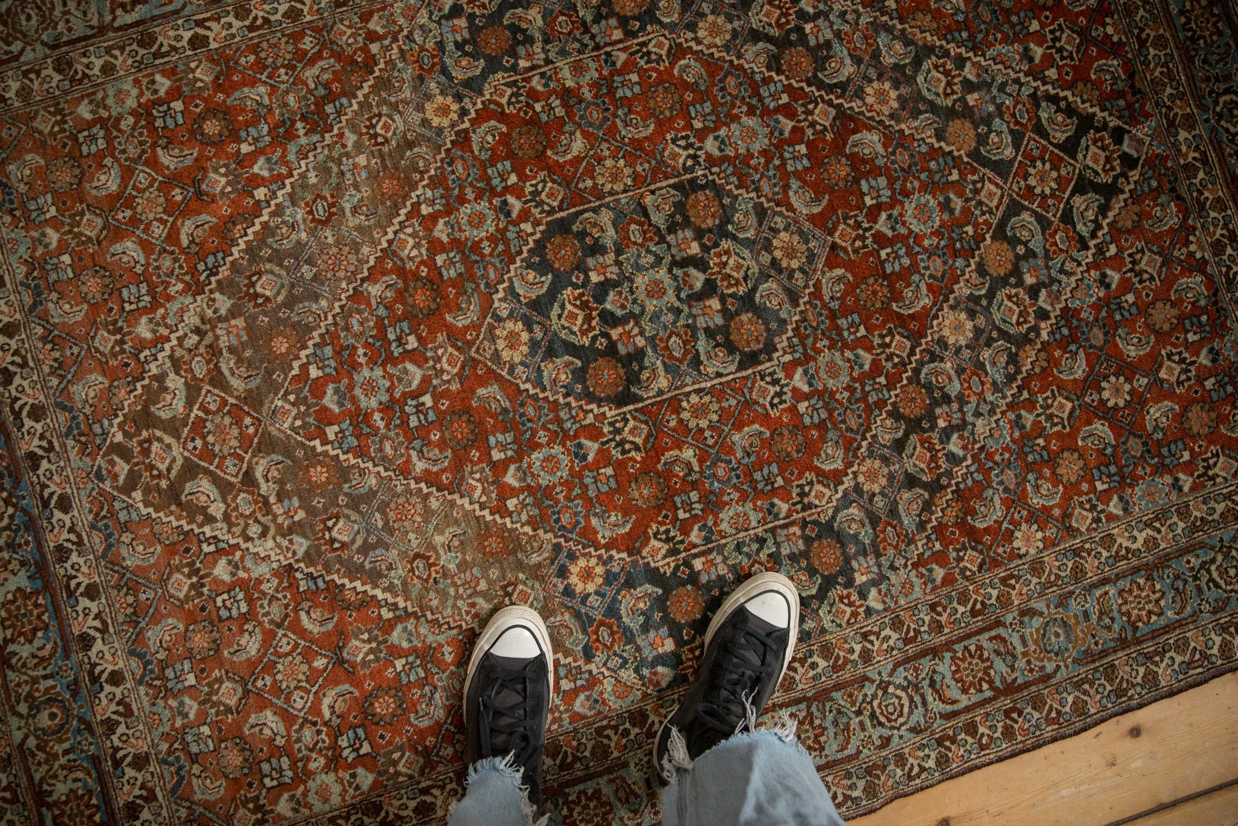4.5x6 Vintage Bijar Rug - Image 2