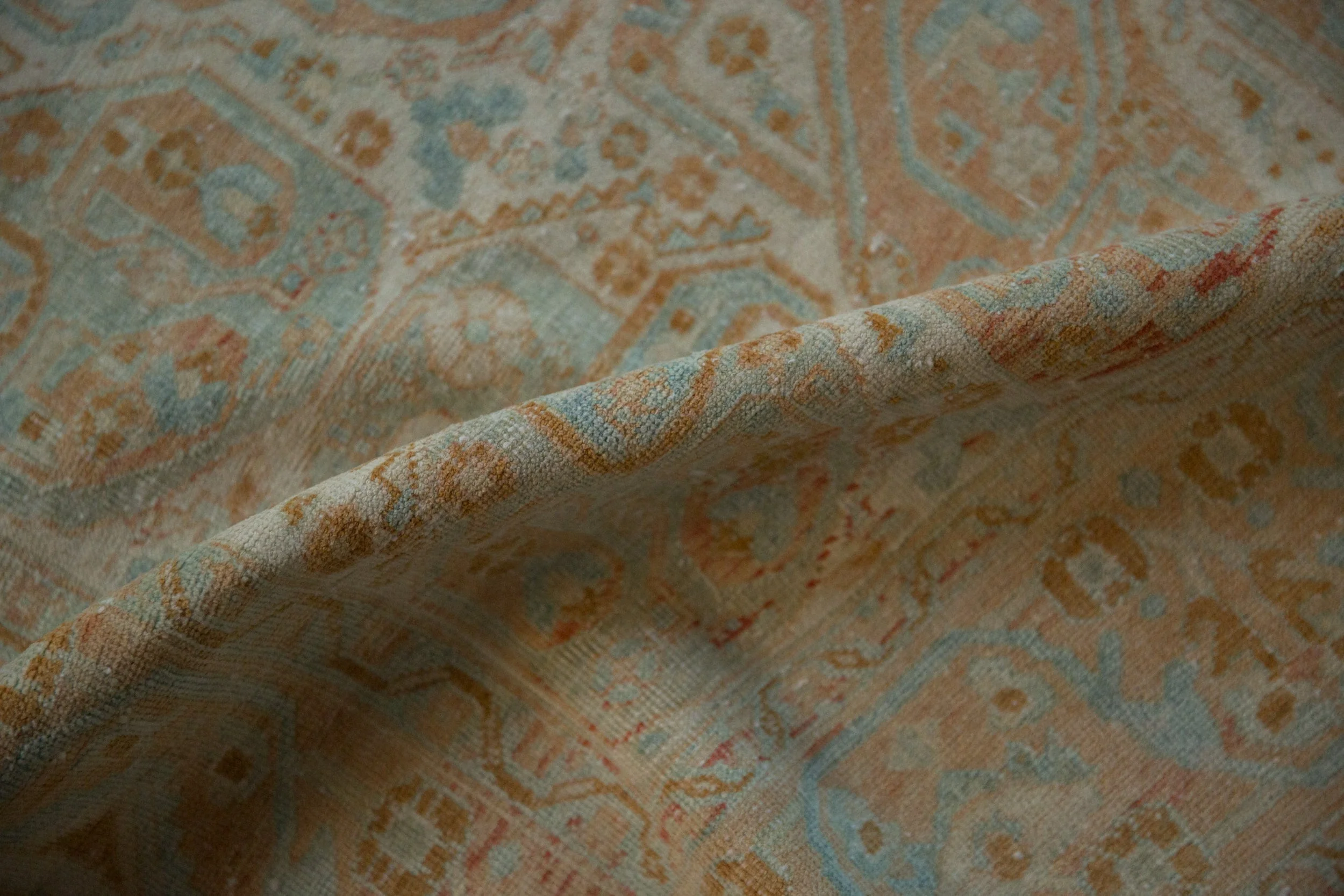 4.5x6 Vintage Distressed Afshar Rug - Image 10