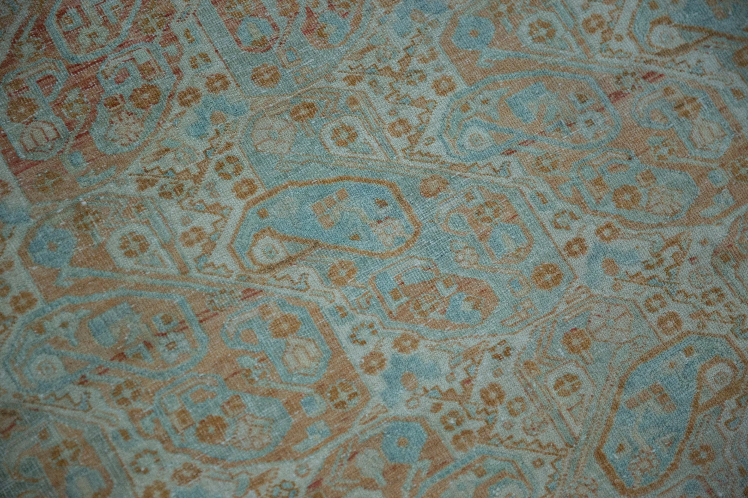 4.5x6 Vintage Distressed Afshar Rug - Image 12