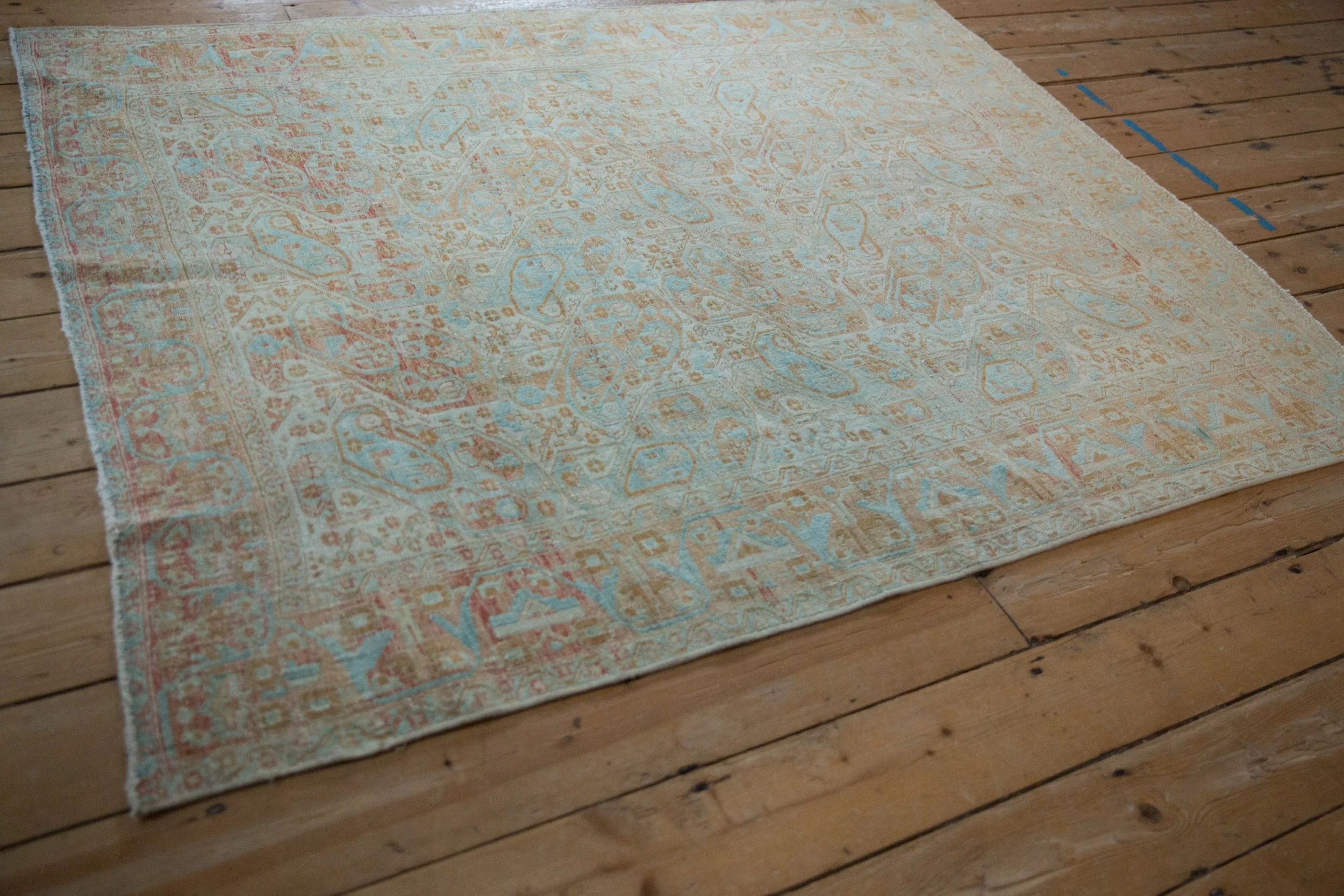 4.5x6 Vintage Distressed Afshar Rug - Image 6