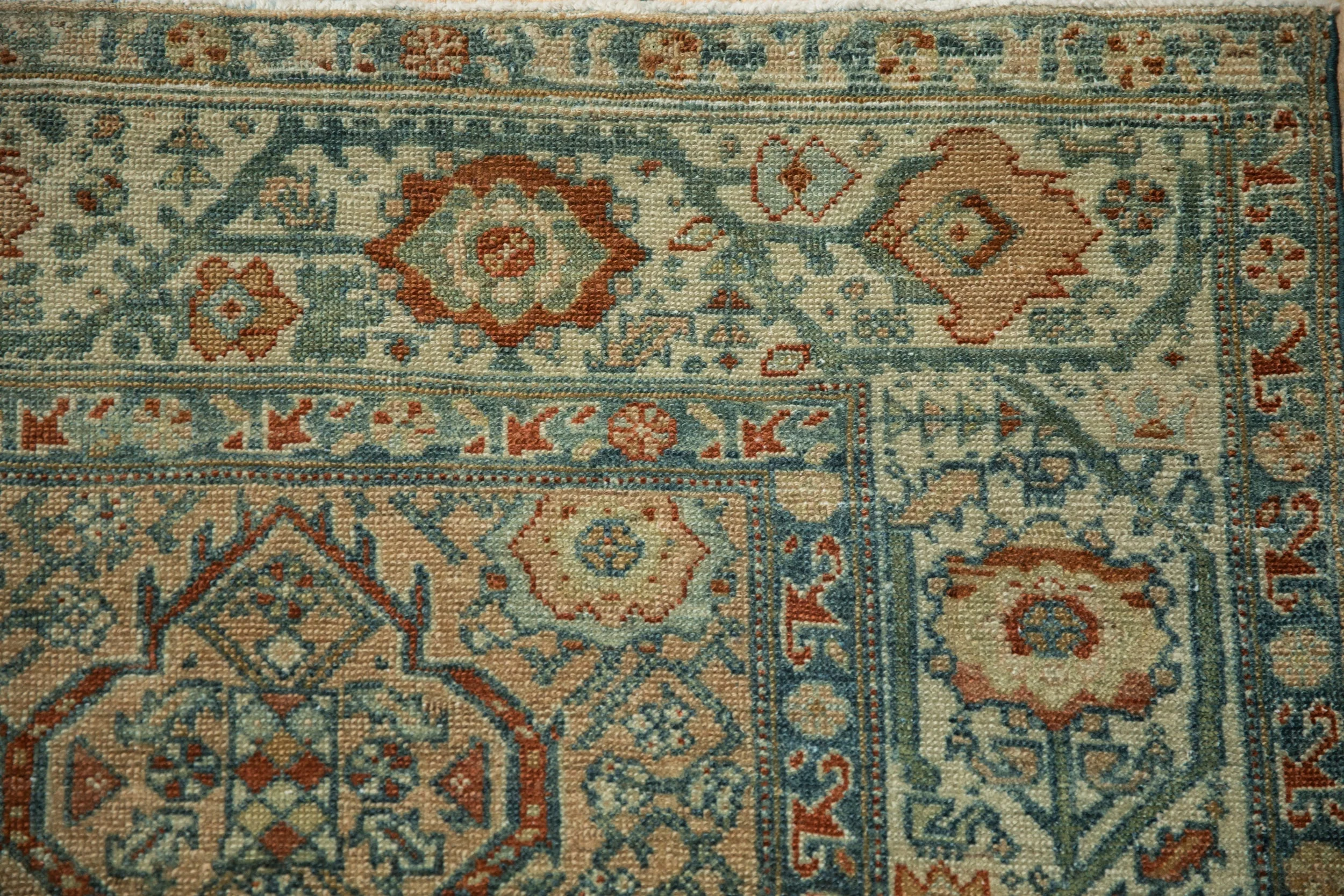 4.5x6 Vintage Distressed Malayer Rug - Image 4