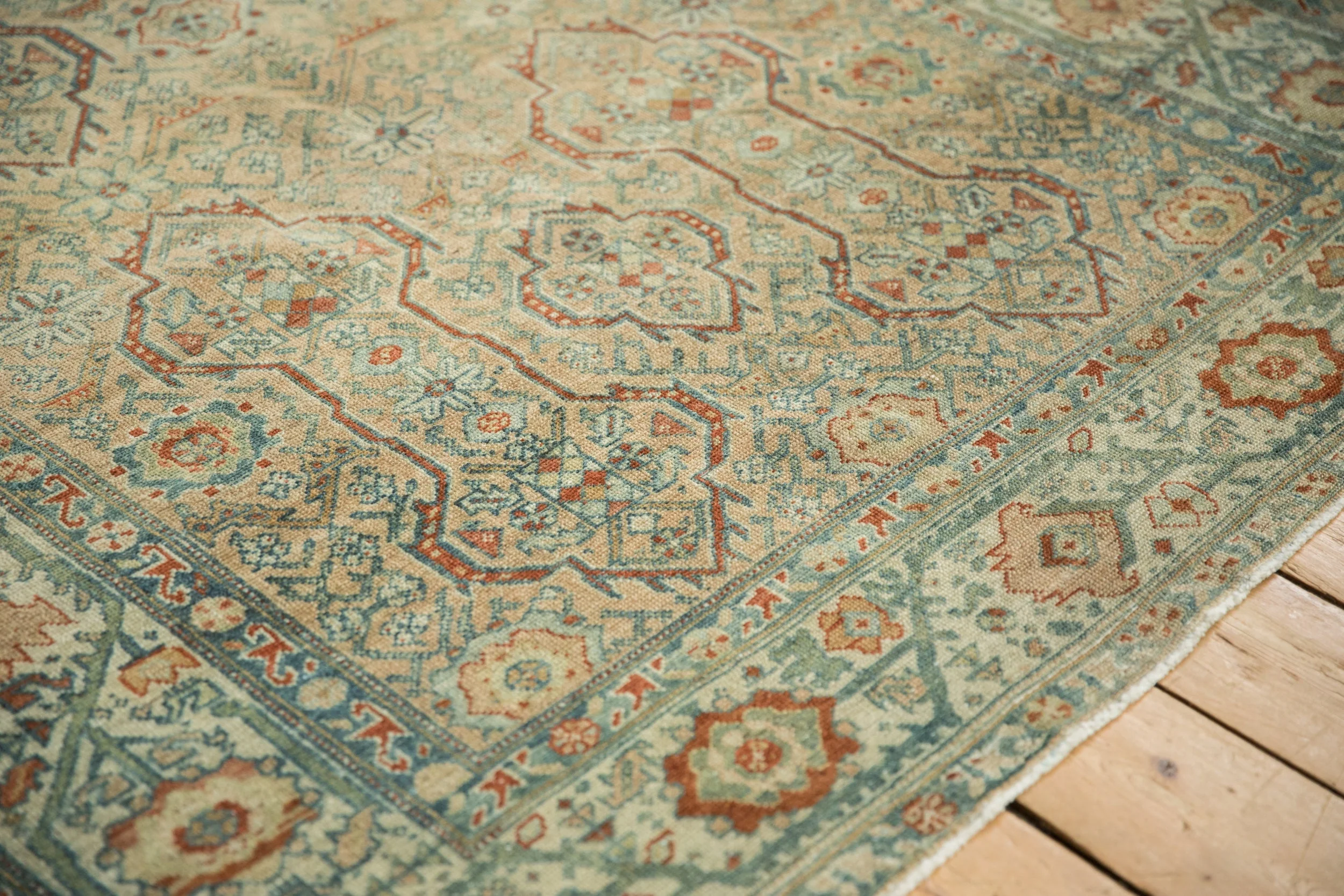 4.5x6 Vintage Distressed Malayer Rug - Image 6