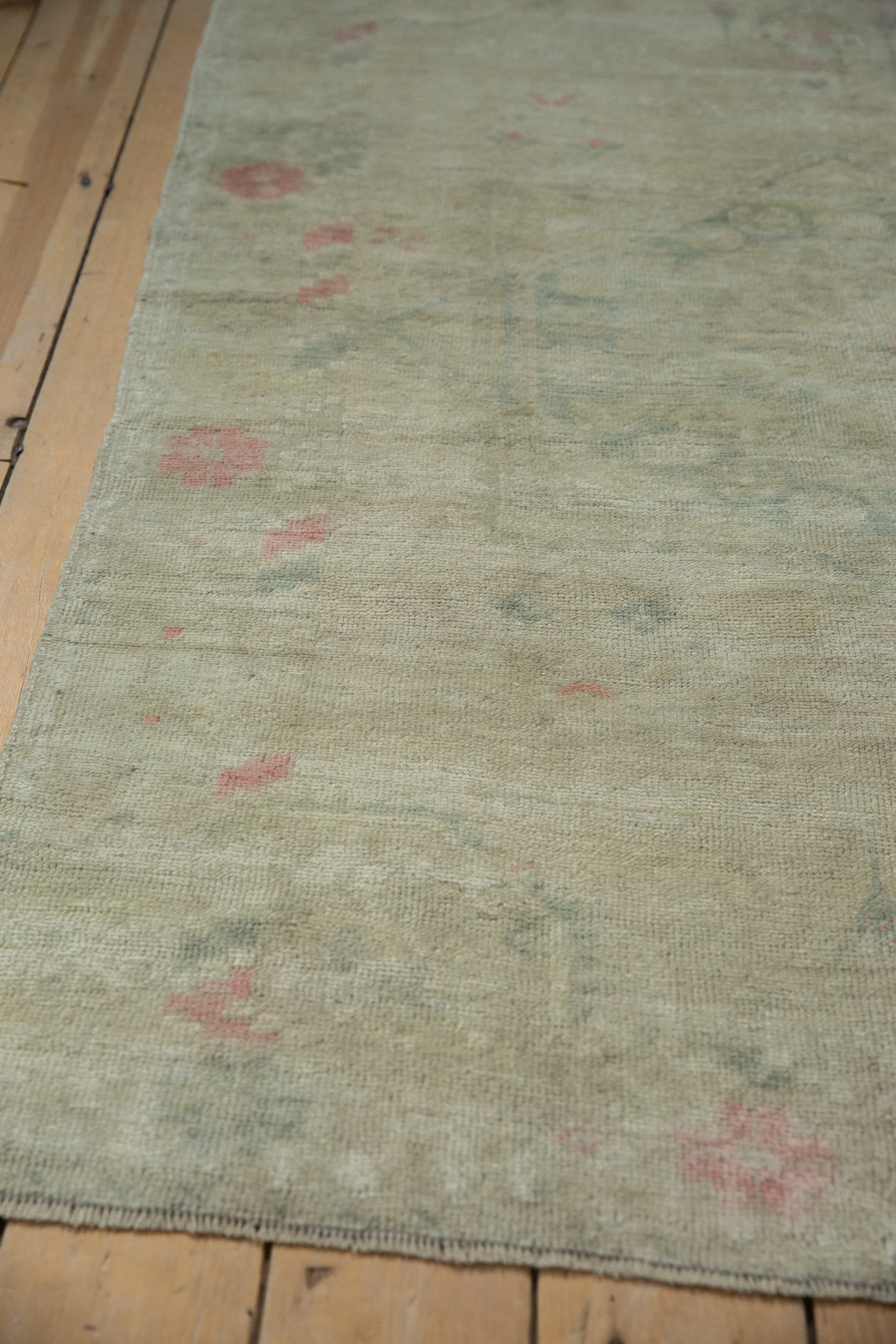 4.5x6 Vintage Distressed Oushak Rug - Image 5