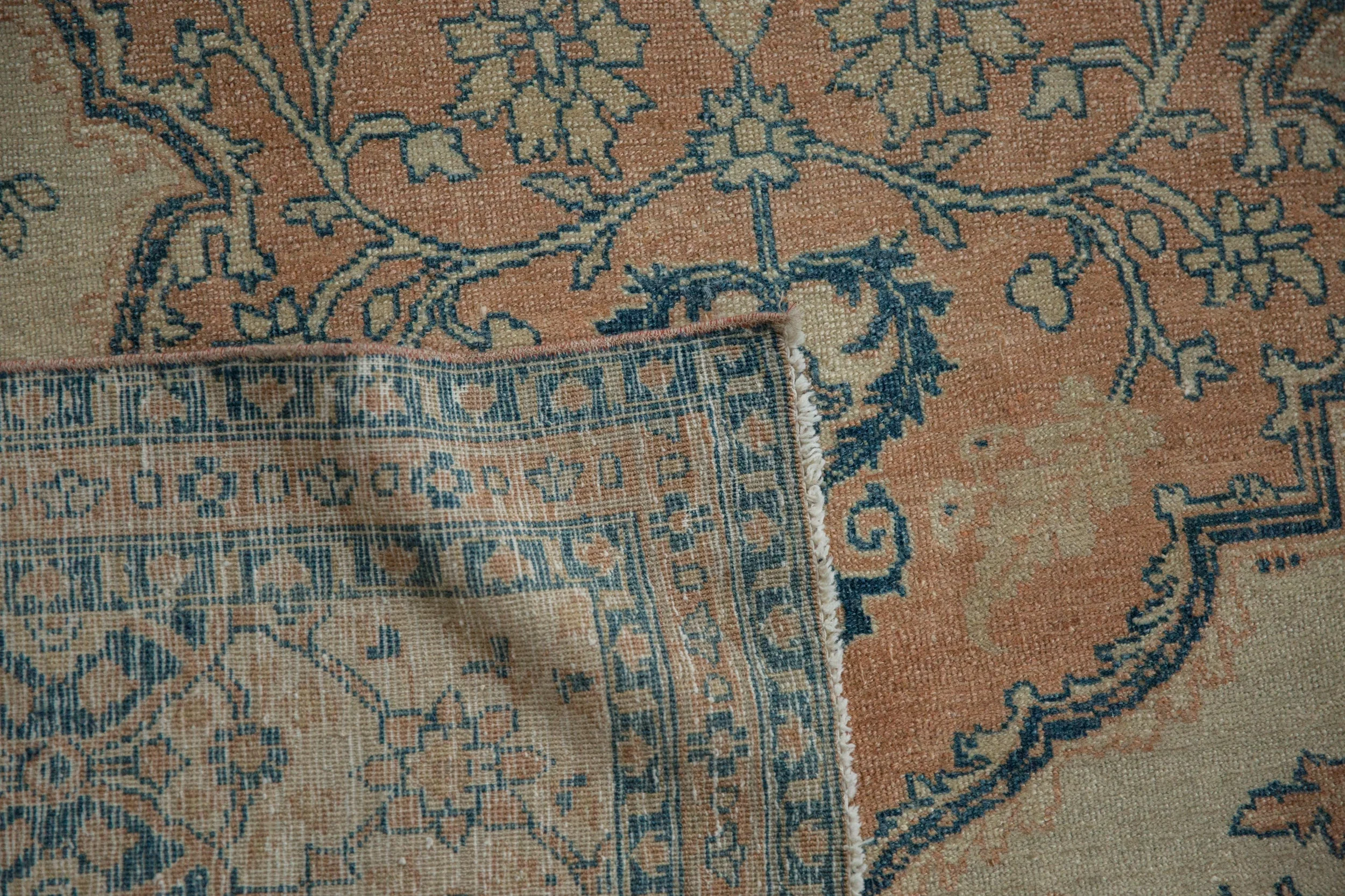 4.5x6 Vintage Distressed Tabriz Rug - Image 11
