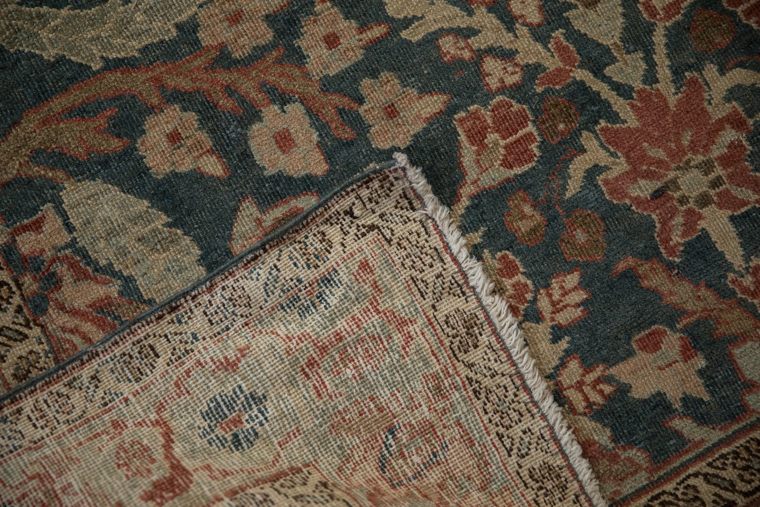 4.5x6 Vintage Distressed Tabriz Rug - Image 9