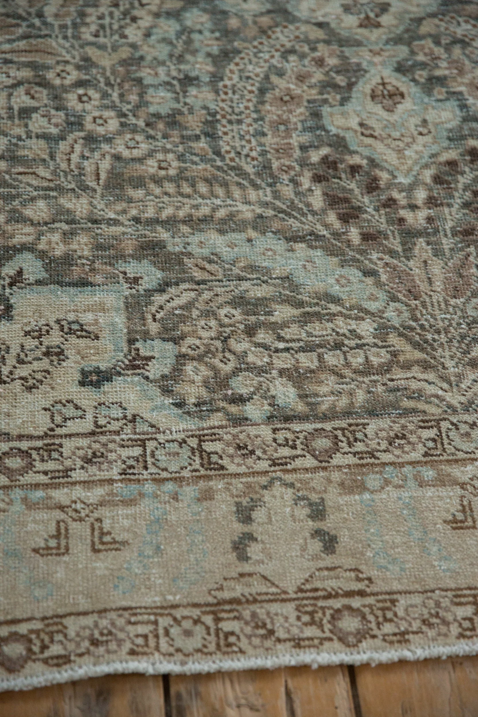 4.5x6 Vintage Distressed Tabriz Rug - Image 8