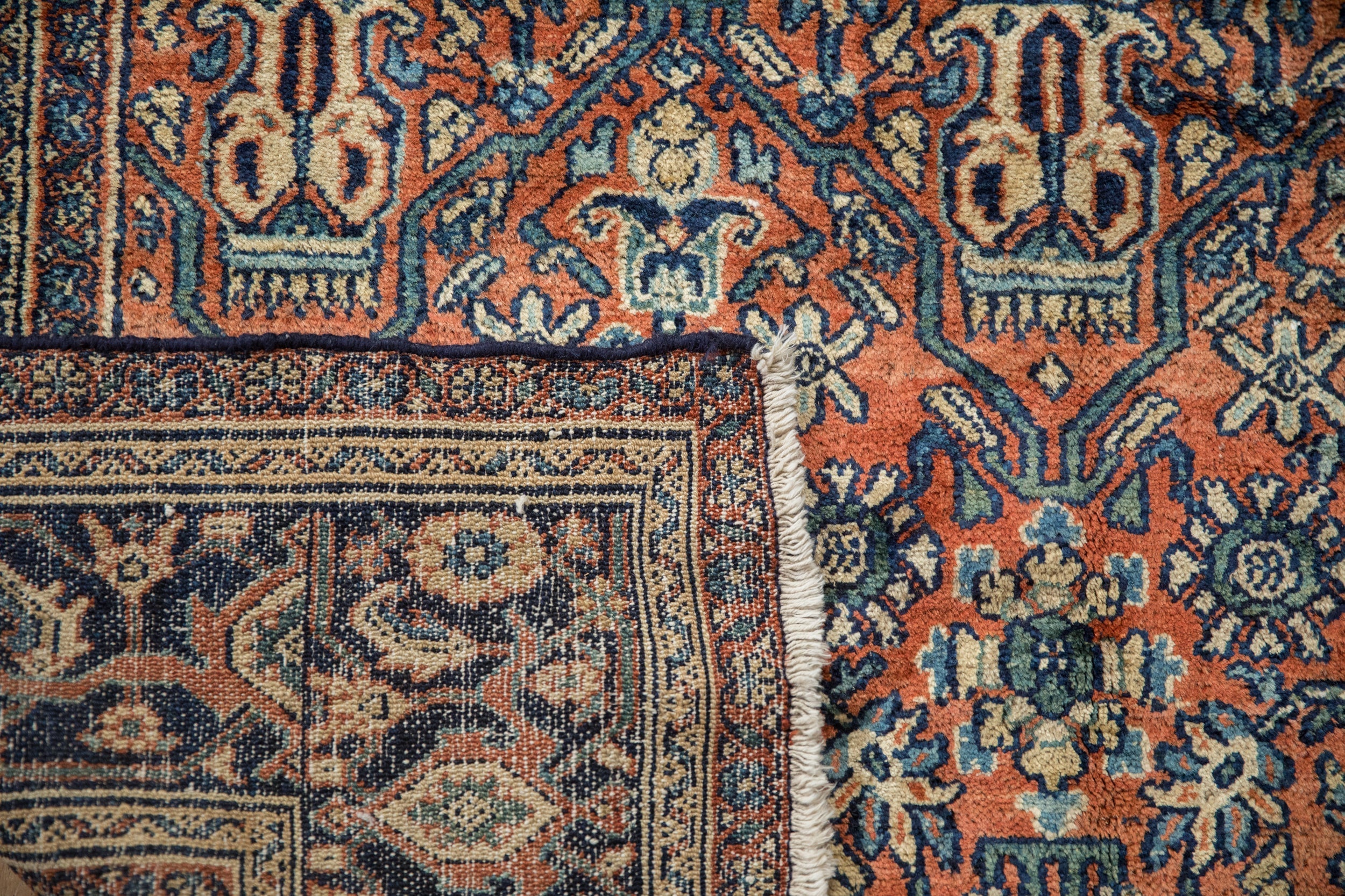 4.5x6 Vintage Fine Bibikabad Rug - Image 10