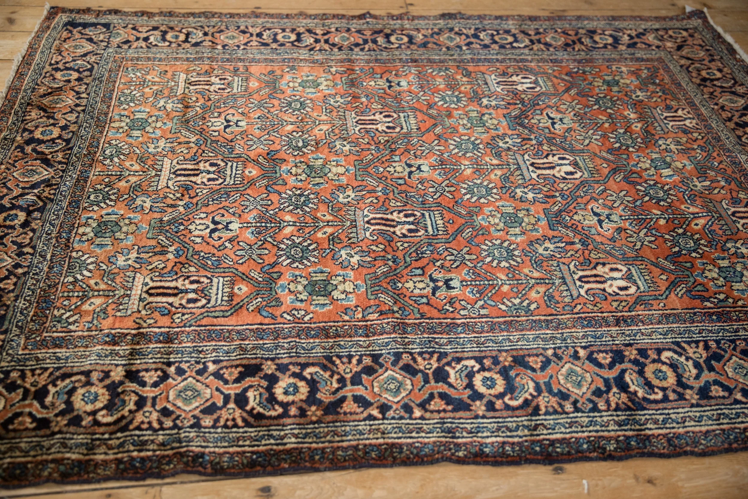 4.5x6 Vintage Fine Bibikabad Rug - Image 6