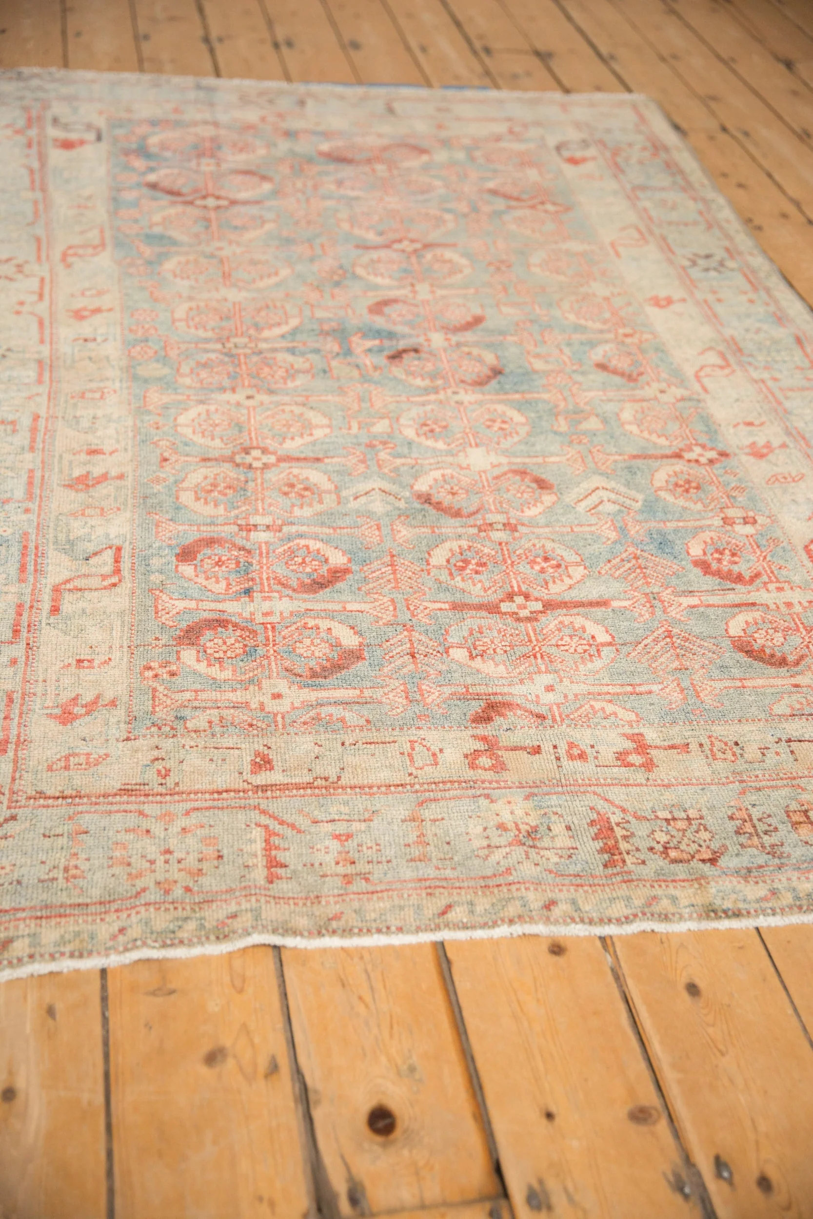 4.5x6 Vintage Fine Distressed Mehriban Rug - Image 4