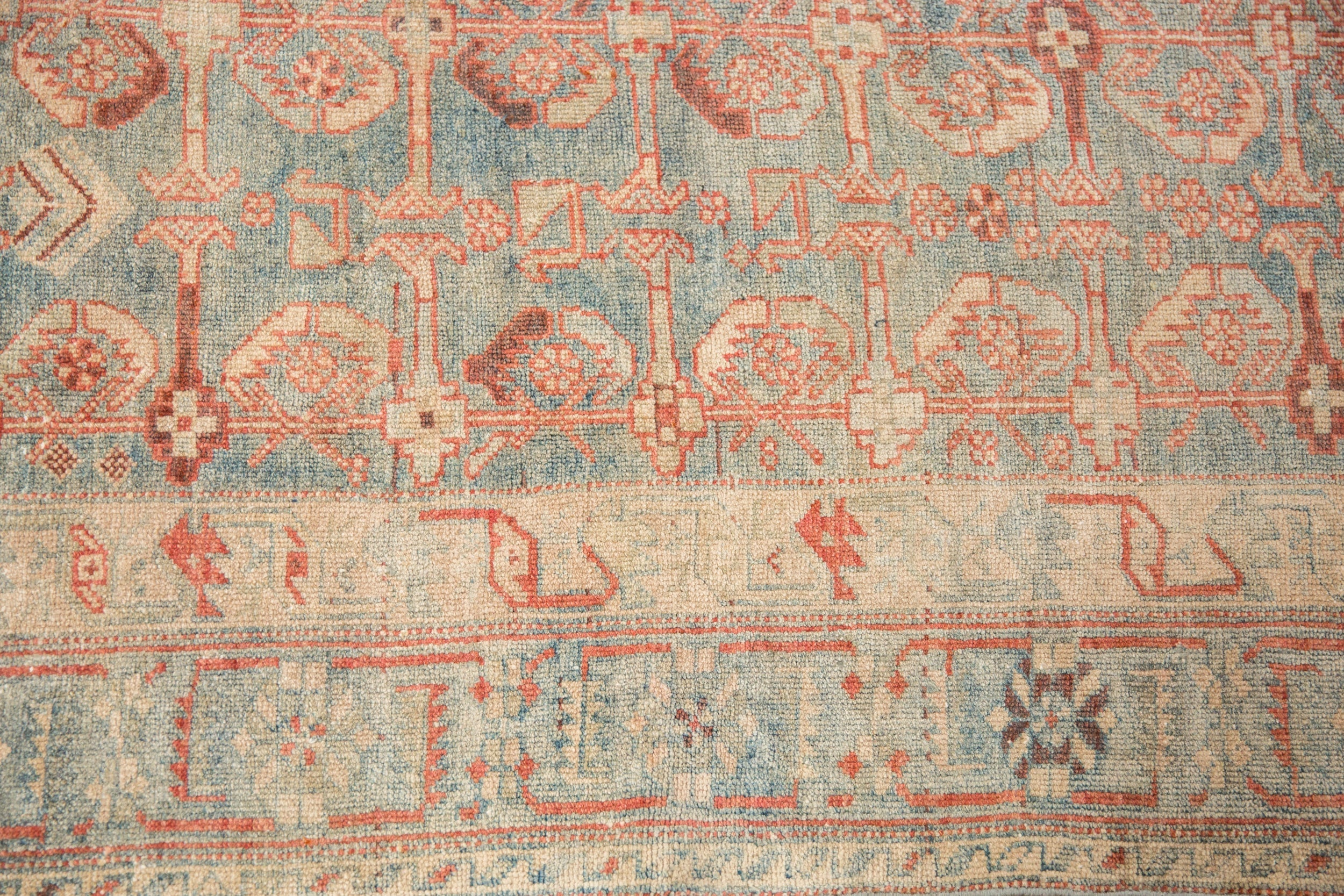 4.5x6 Vintage Fine Distressed Mehriban Rug - Image 6