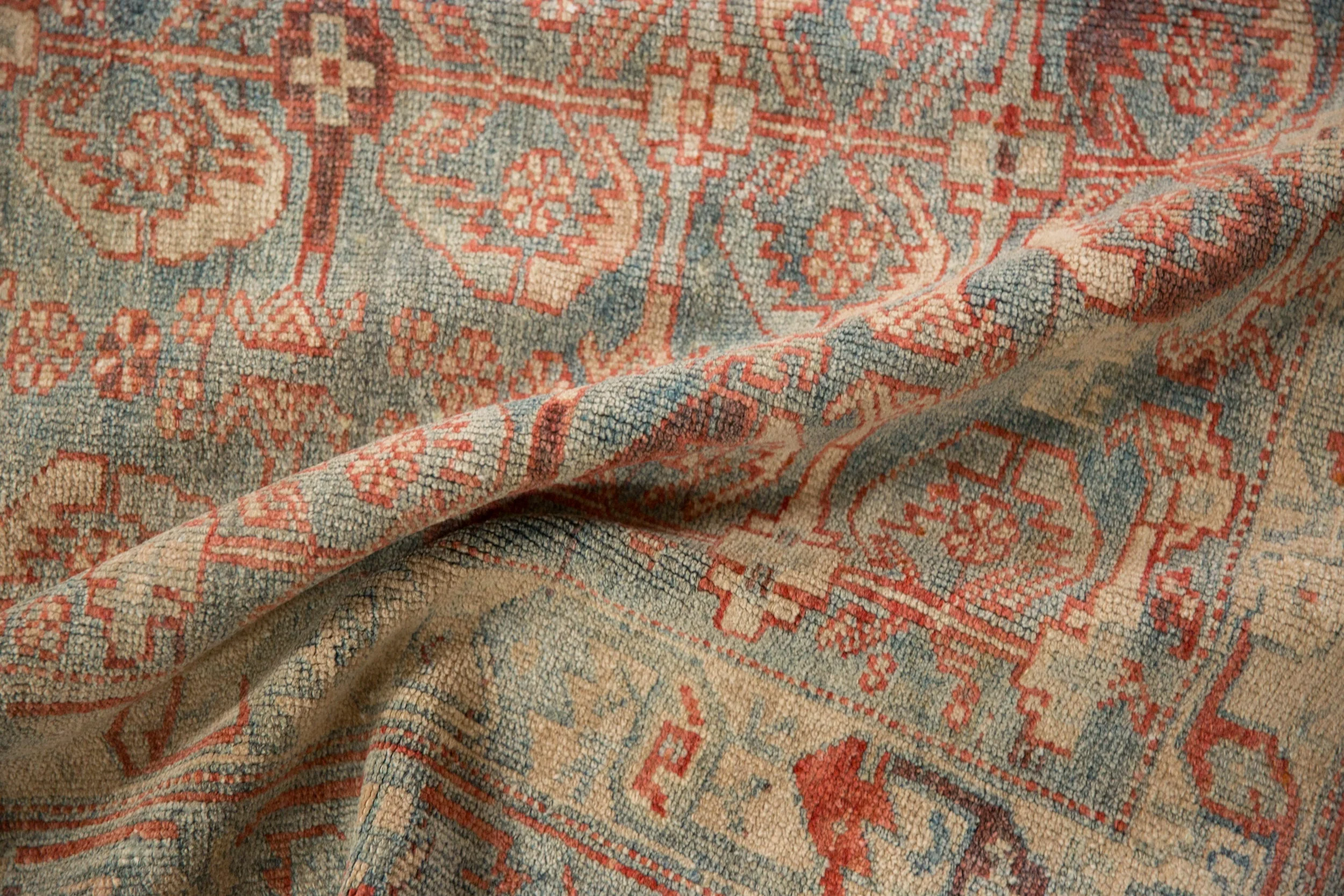 4.5x6 Vintage Fine Distressed Mehriban Rug - Image 9