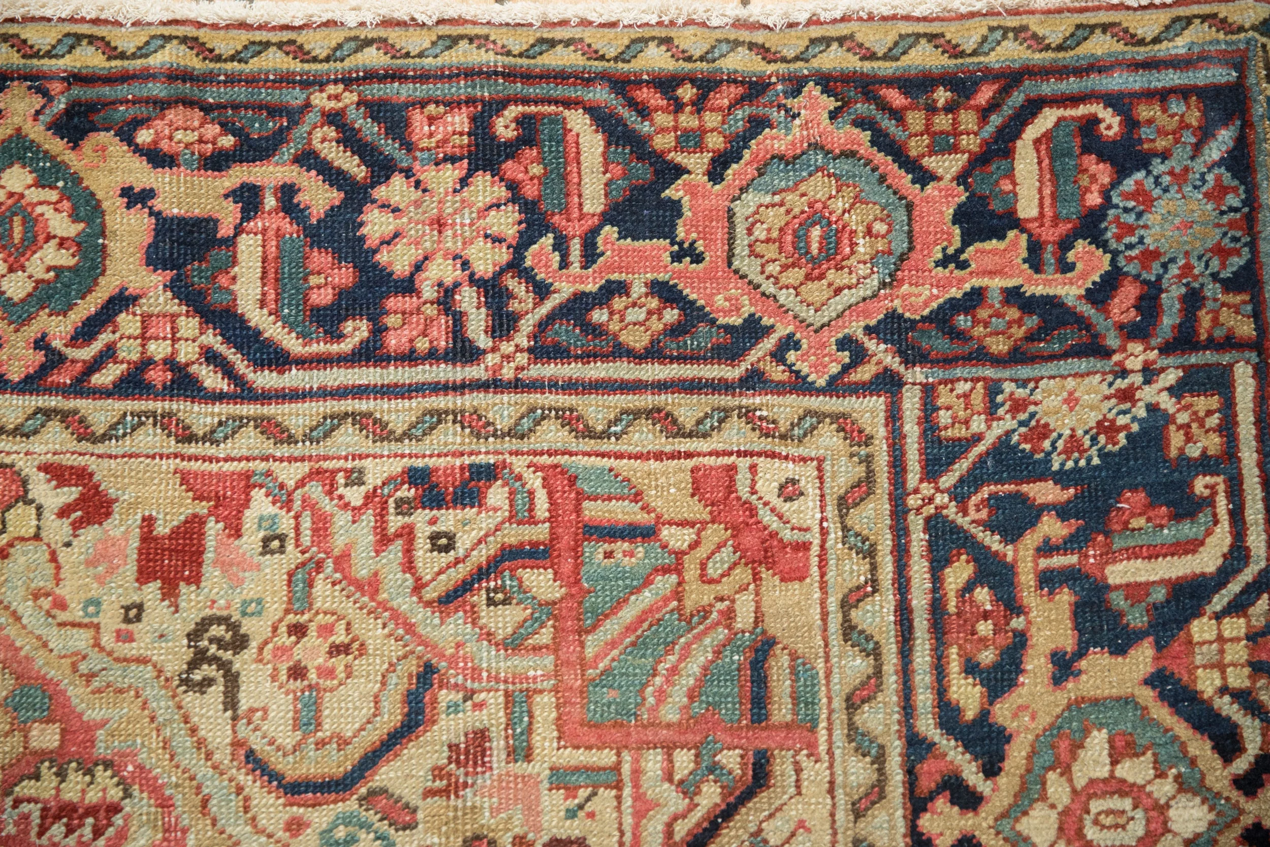 4.5x6 Vintage Heriz Rug - Image 3