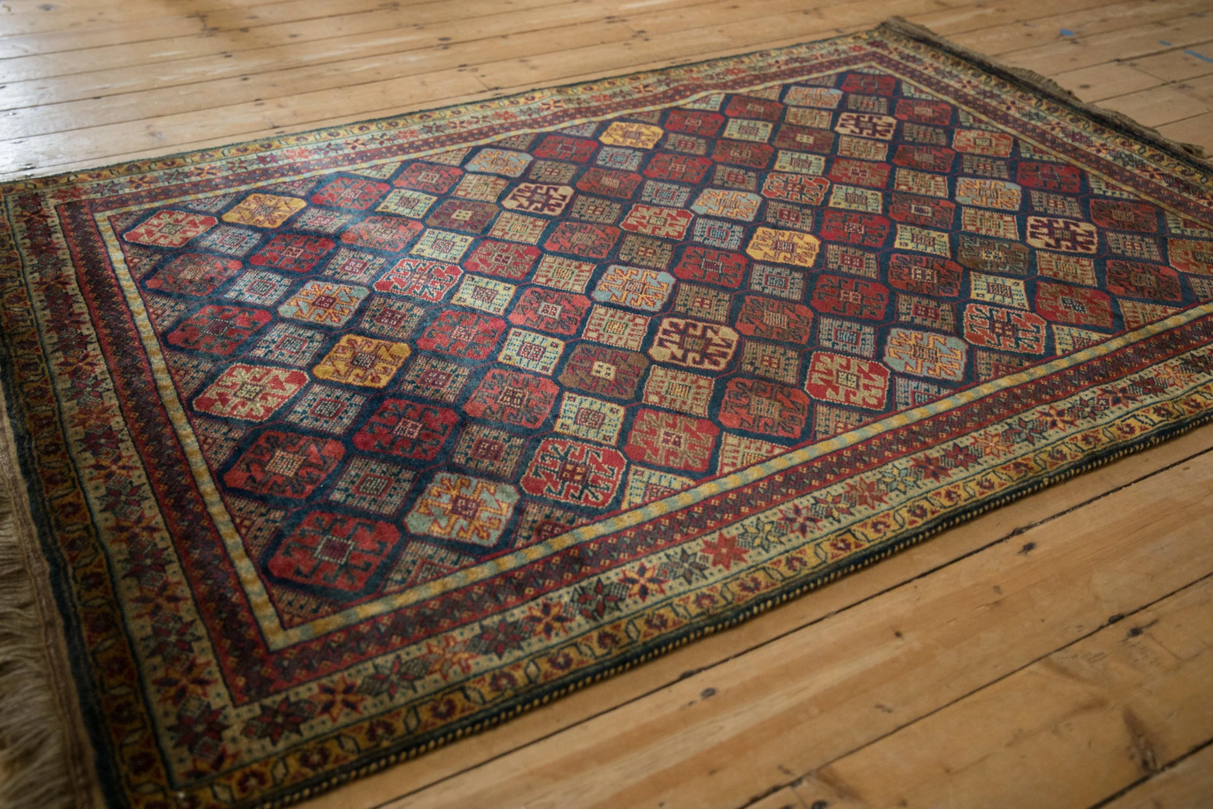 4.5x6 Vintage Indian Jaff Kurd Design Rug - Image 3