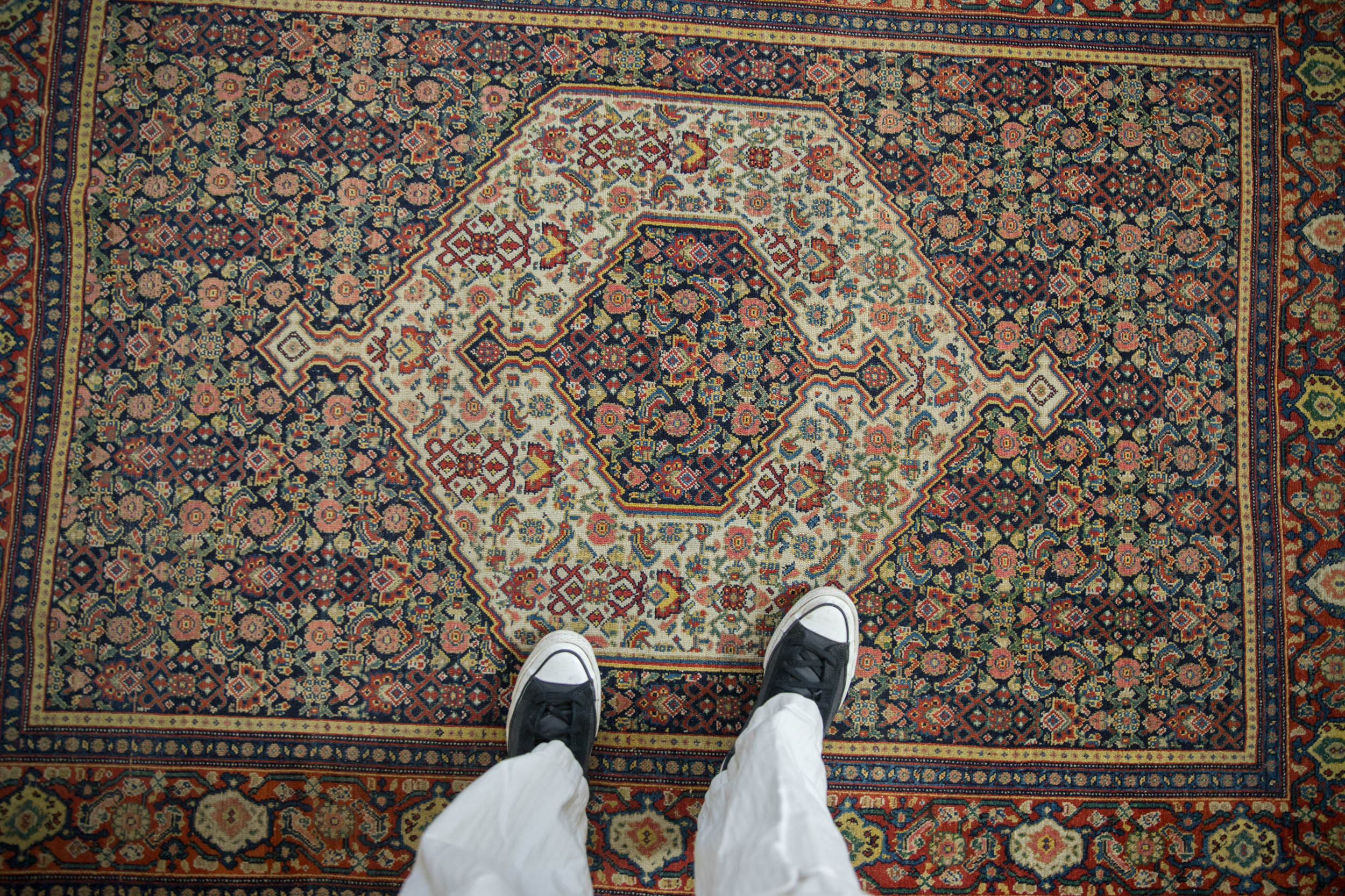 4.5x6 Vintage Senneh Rug - Image 2