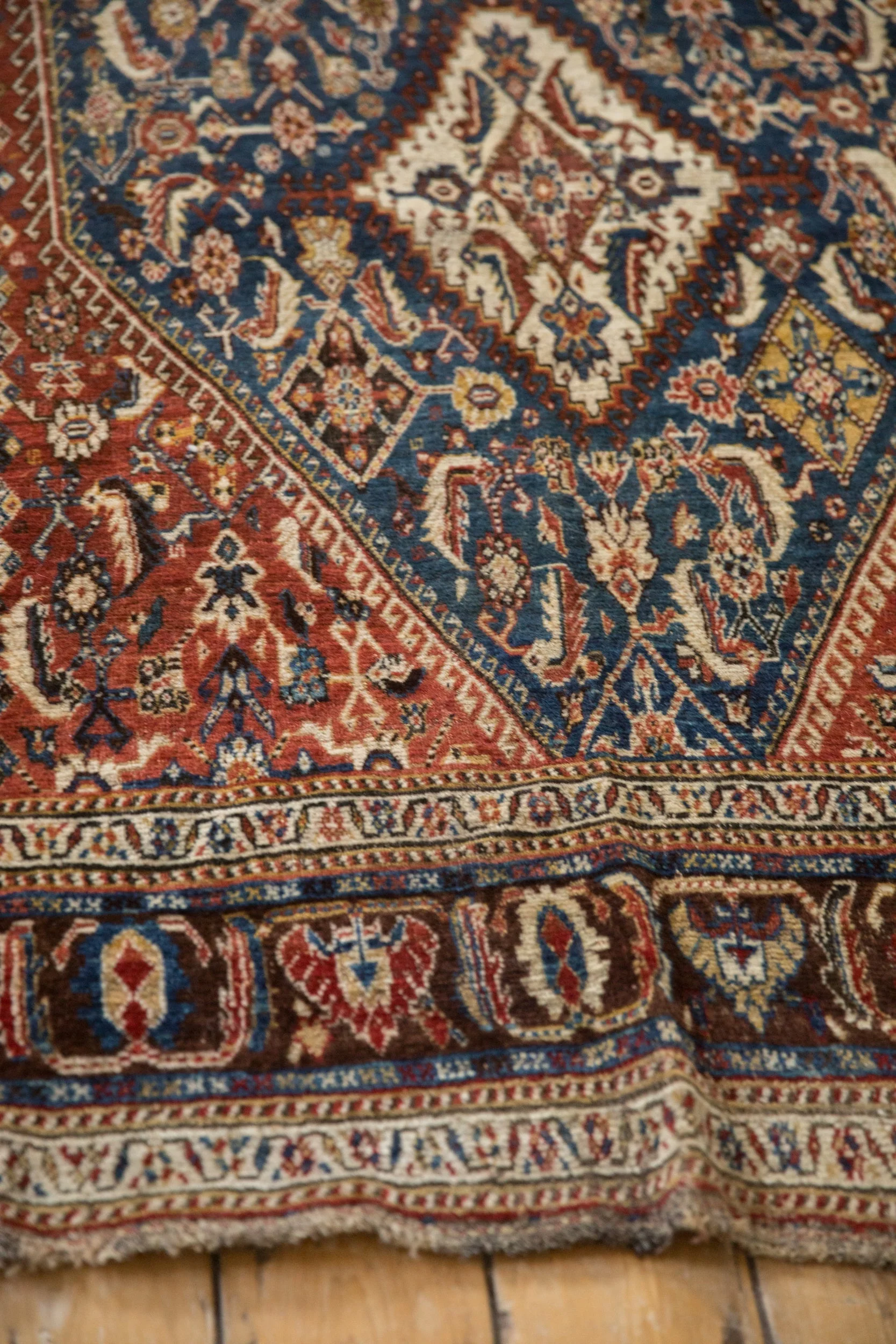 4.5x7.5 Antique Fine Qashqai Rug - Image 10
