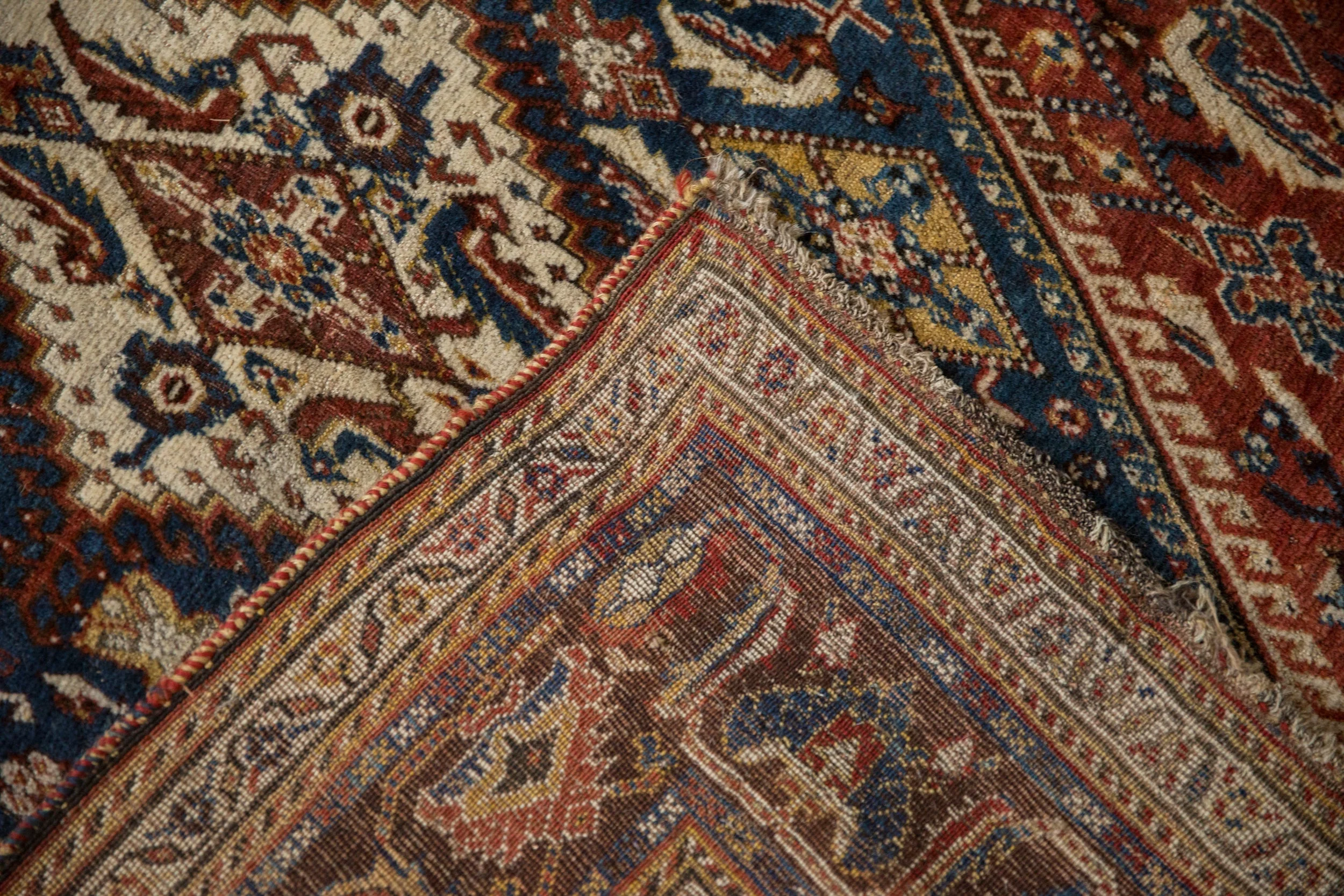 4.5x7.5 Antique Fine Qashqai Rug - Image 11
