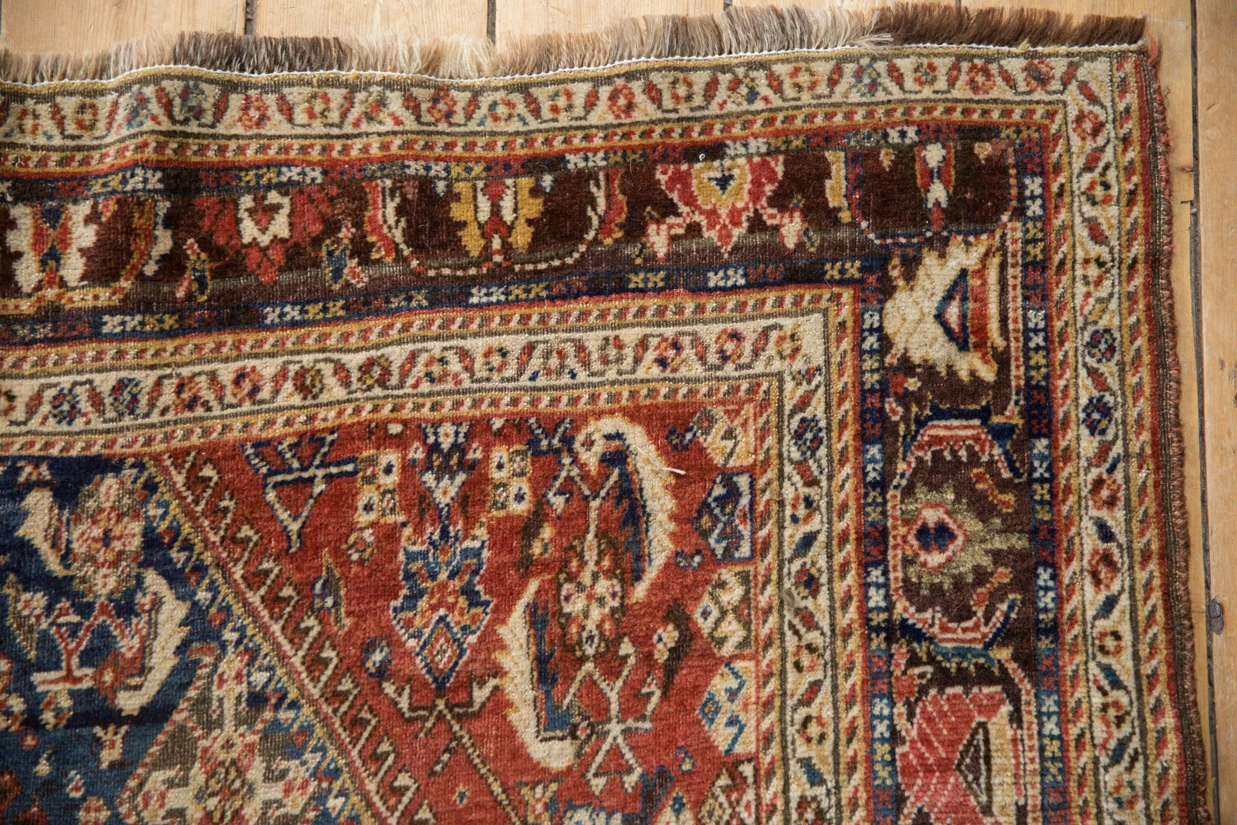 4.5x7.5 Antique Fine Qashqai Rug - Image 3