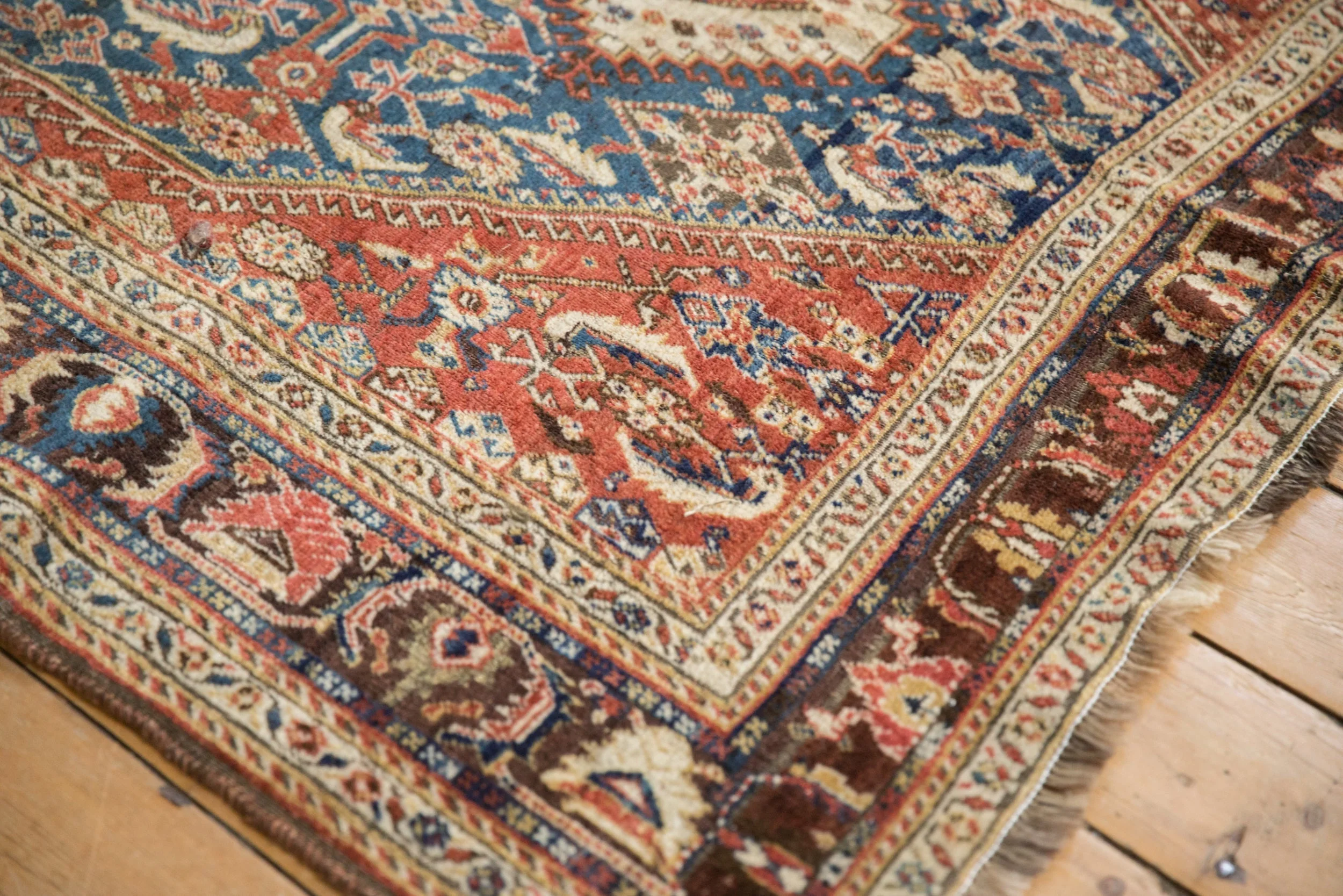 4.5x7.5 Antique Fine Qashqai Rug - Image 5