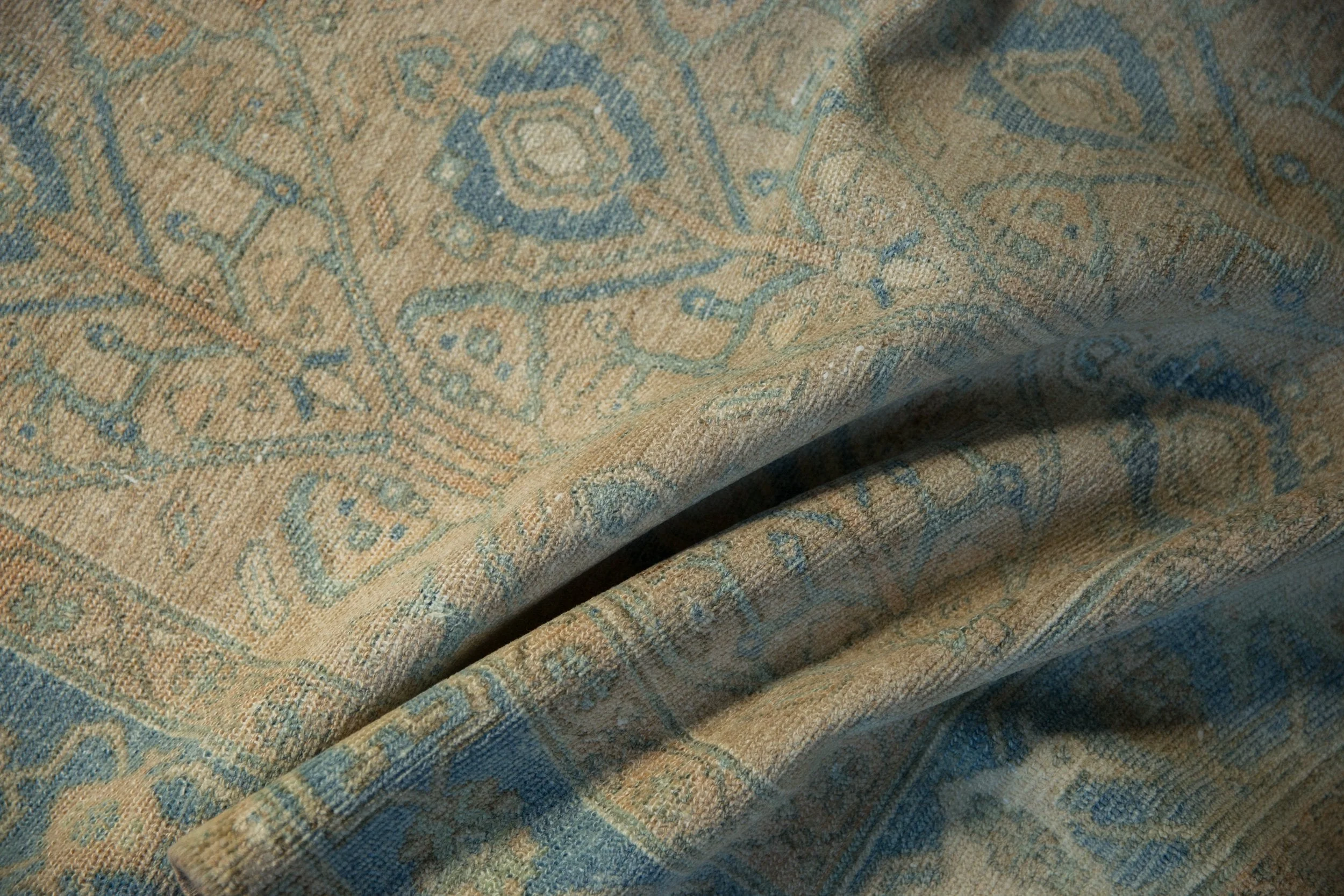 4.5x7.5 Vintage Distressed Hamadan Rug - Image 8