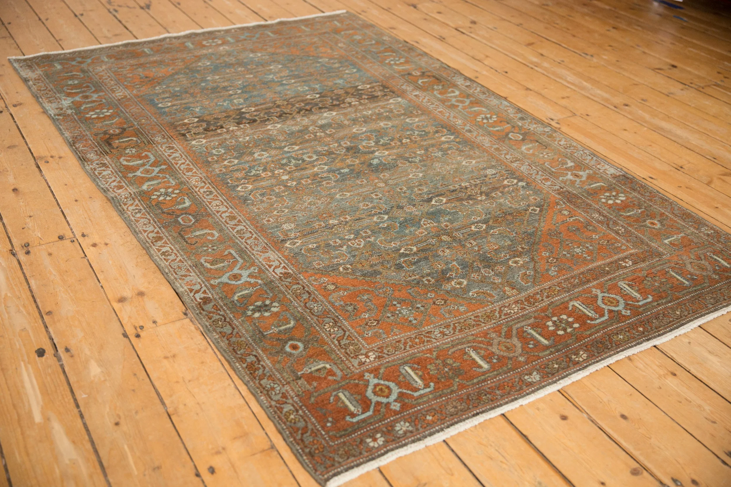 4.5x7.5 Vintage Distressed Malayer Rug - Image 4