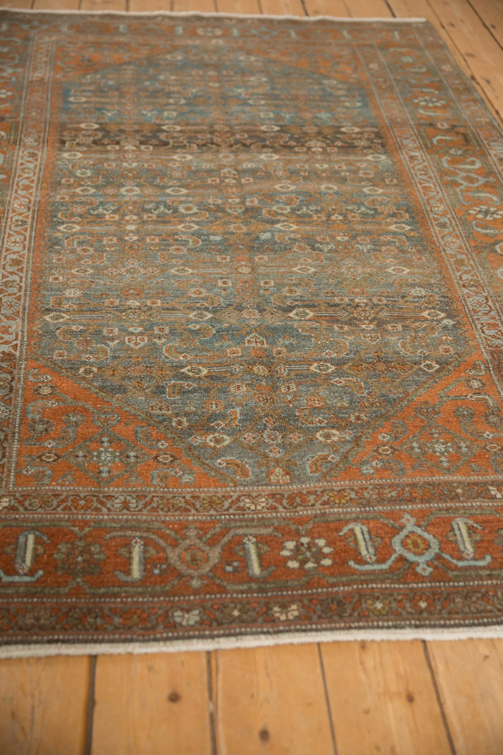 4.5x7.5 Vintage Distressed Malayer Rug - Image 6