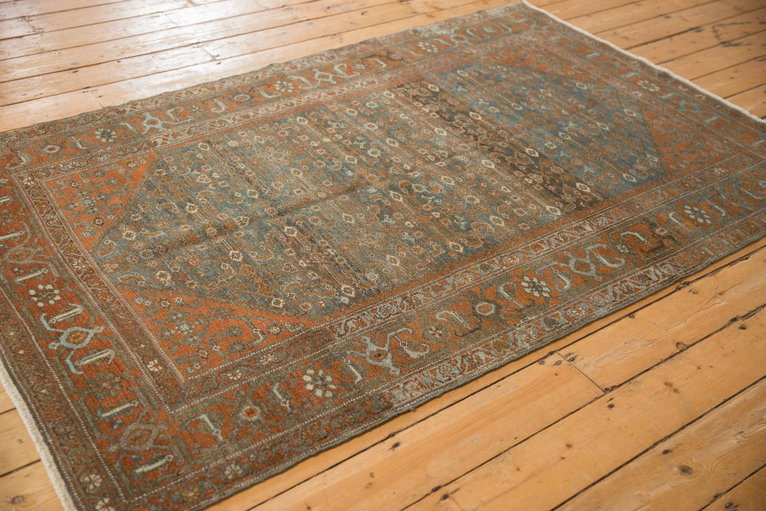 4.5x7.5 Vintage Distressed Malayer Rug - Image 7