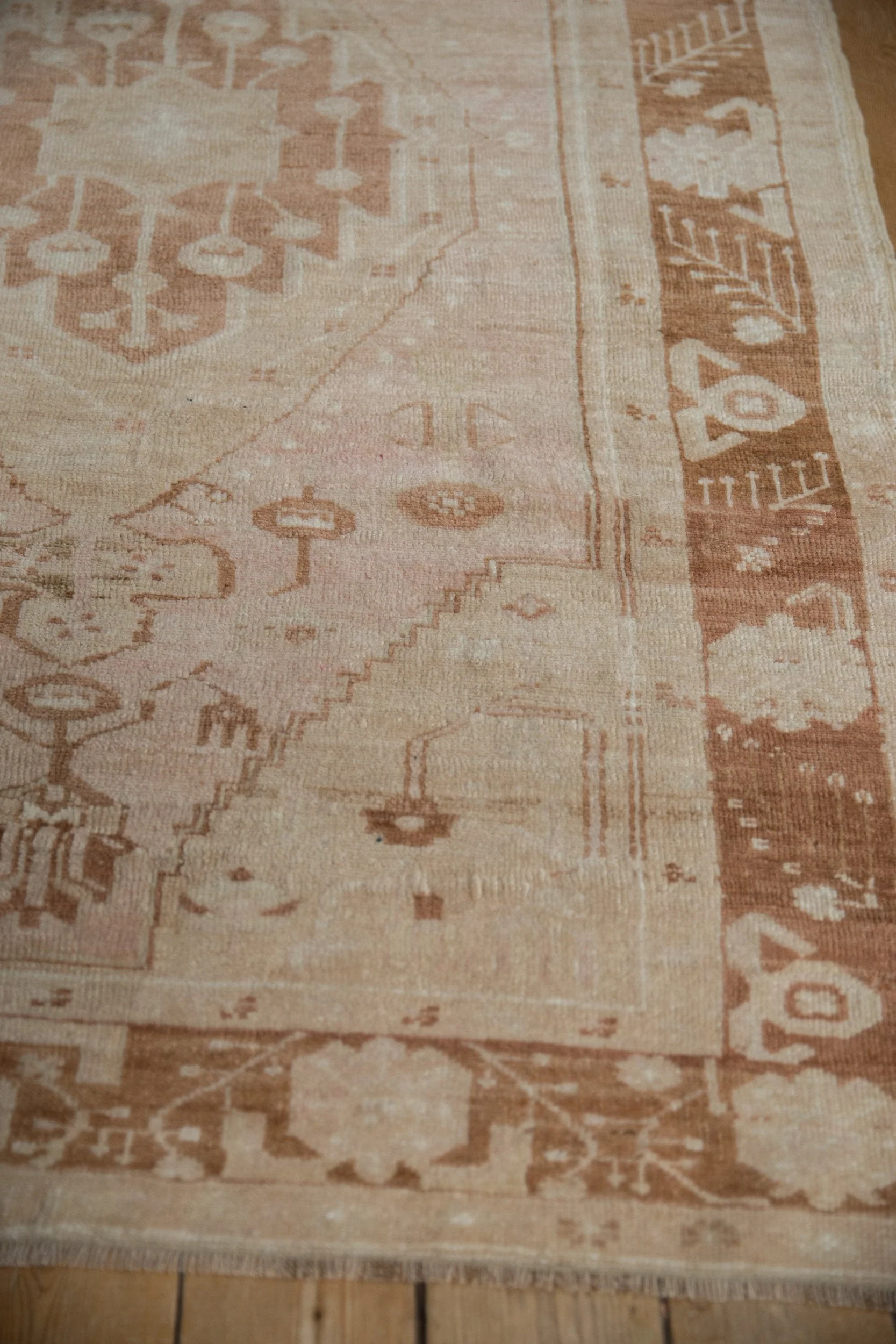 4.5x7.5 Vintage Distressed Oushak Rug - Image 6