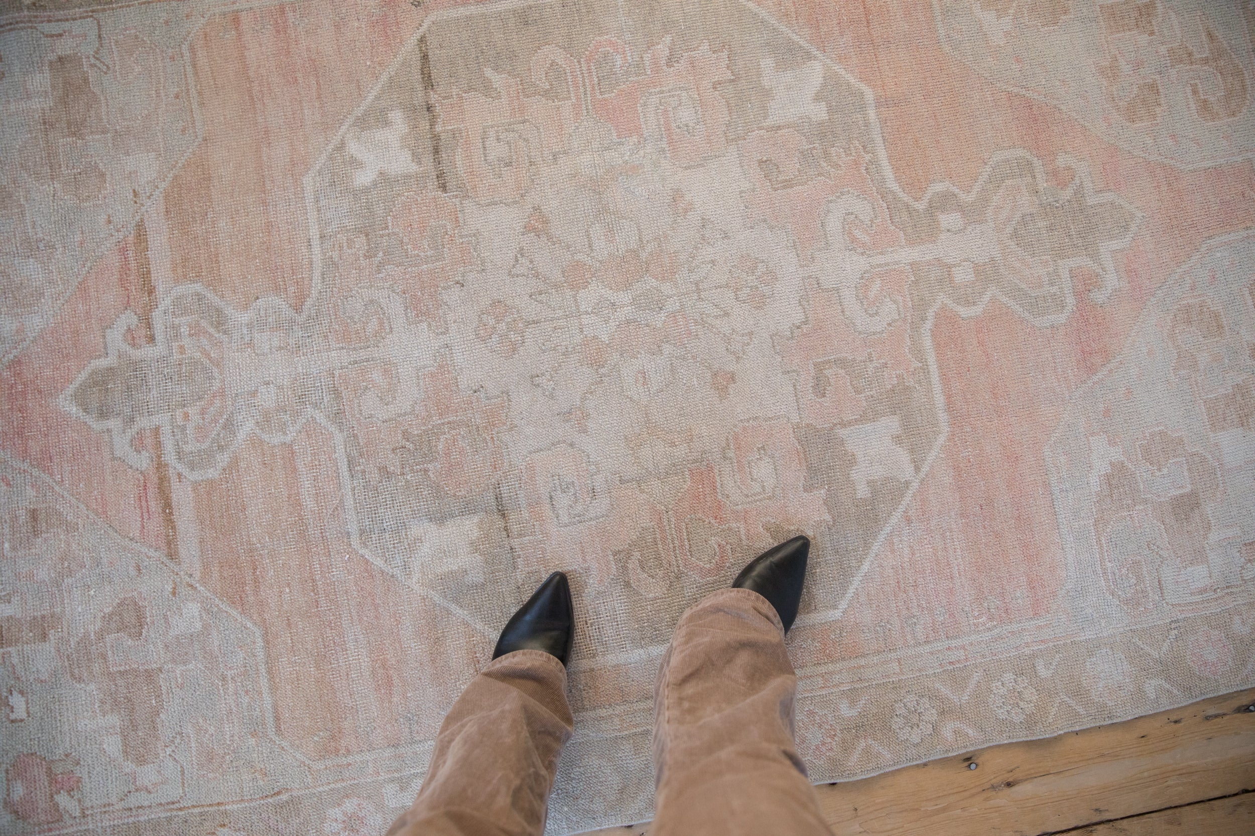 4.5x7.5 Vintage Distressed Oushak Rug - Image 2