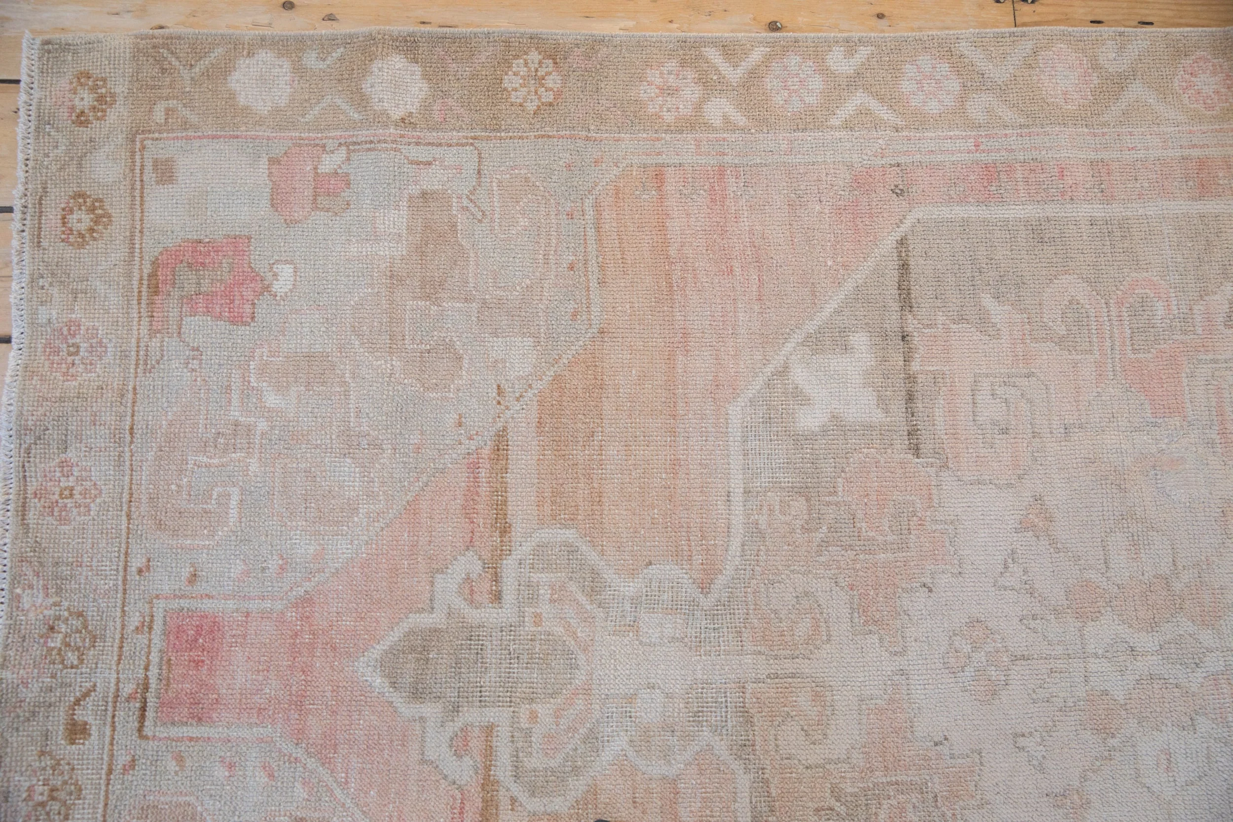 4.5x7.5 Vintage Distressed Oushak Rug - Image 4