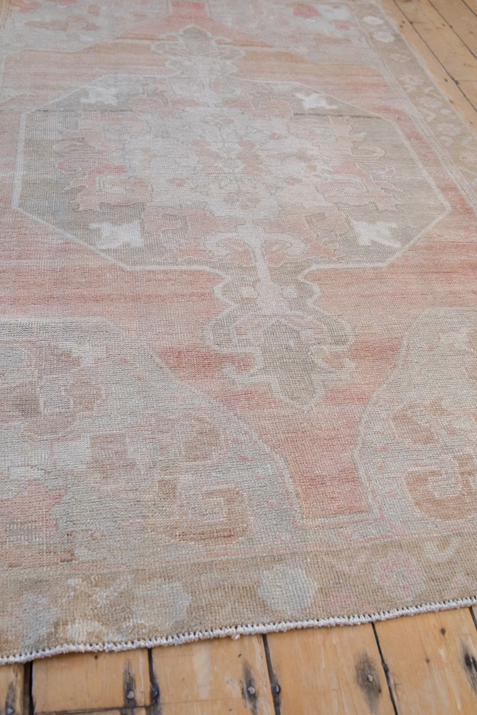 4.5x7.5 Vintage Distressed Oushak Rug - Image 8