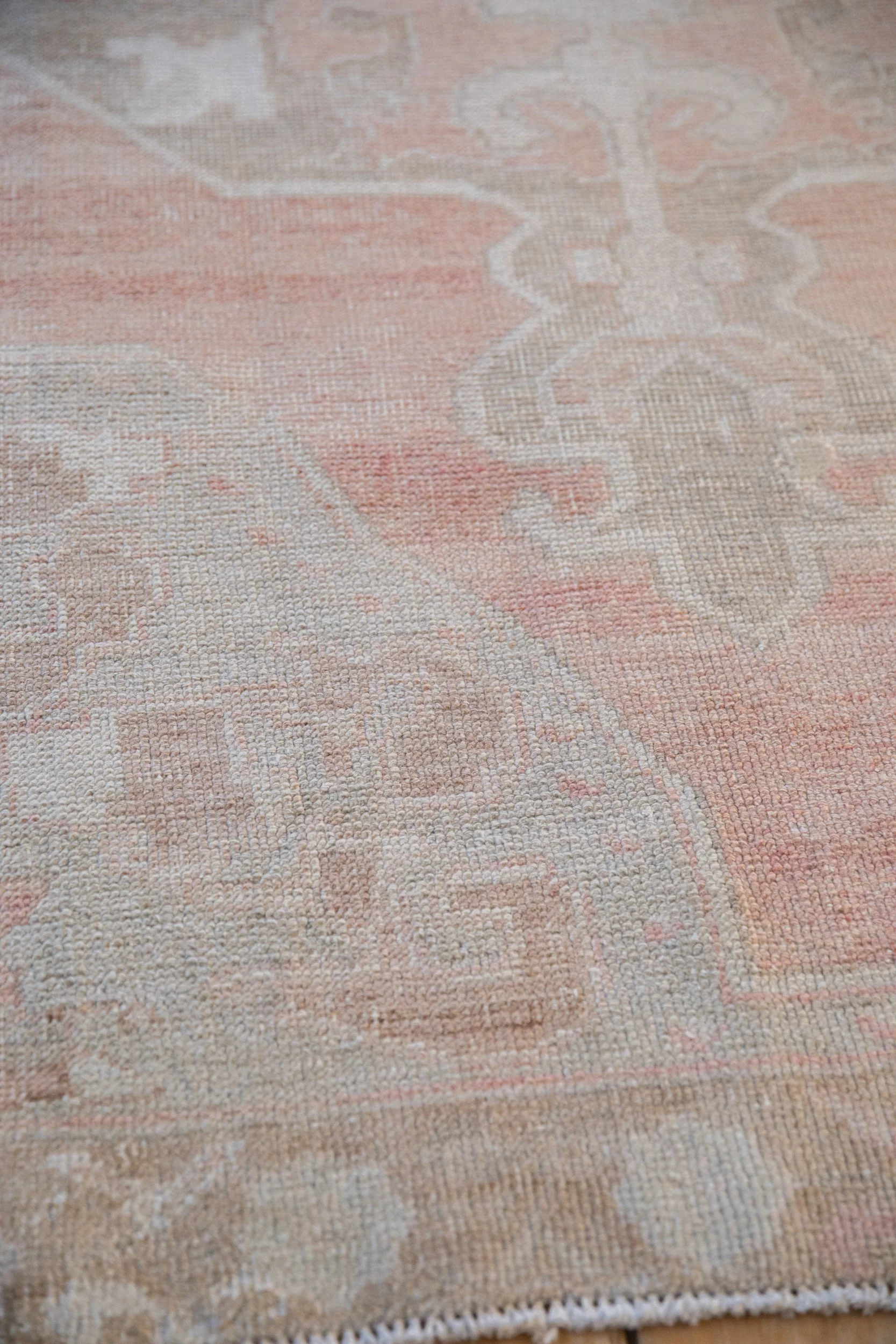 4.5x7.5 Vintage Distressed Oushak Rug - Image 9