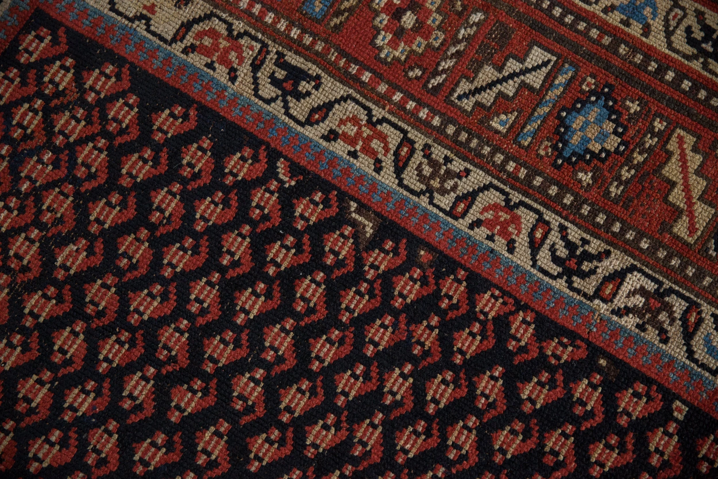4.5x7.5 Vintage Kurd Rug - Image 12