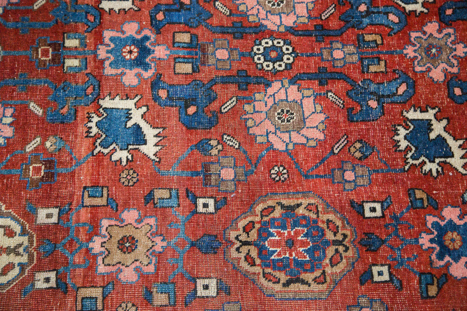 4.5x7 Antique Persian Bijar Area Rug - Image 2