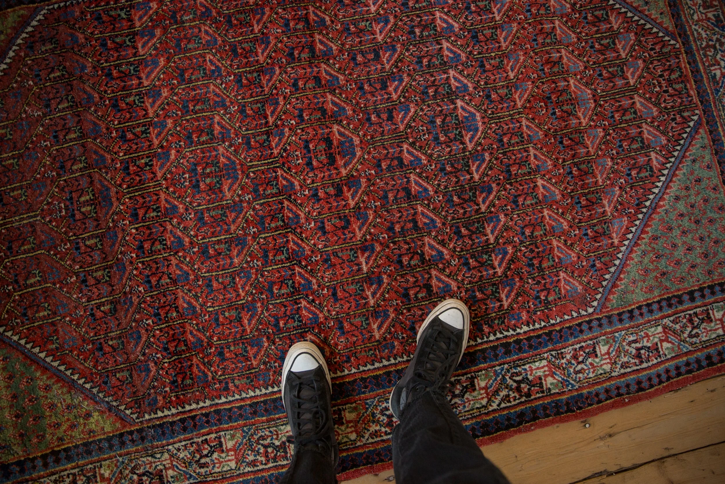 4.5x7 Vintage Arak Sarouk Rug - Image 2