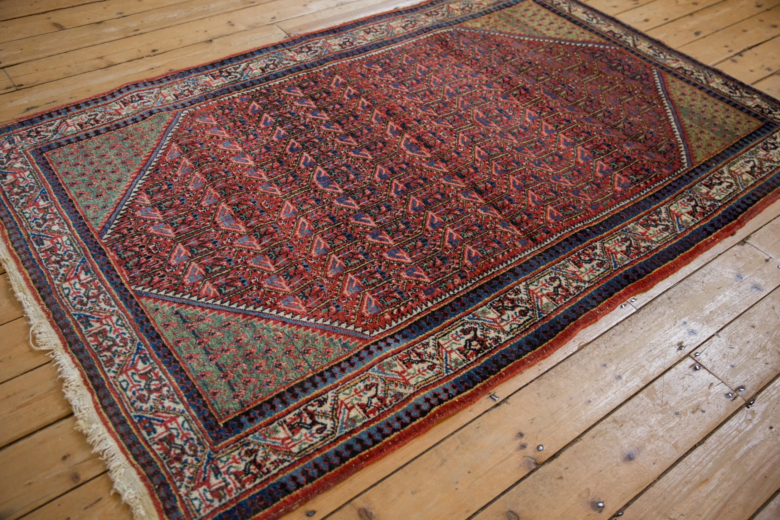 4.5x7 Vintage Arak Sarouk Rug - Image 5