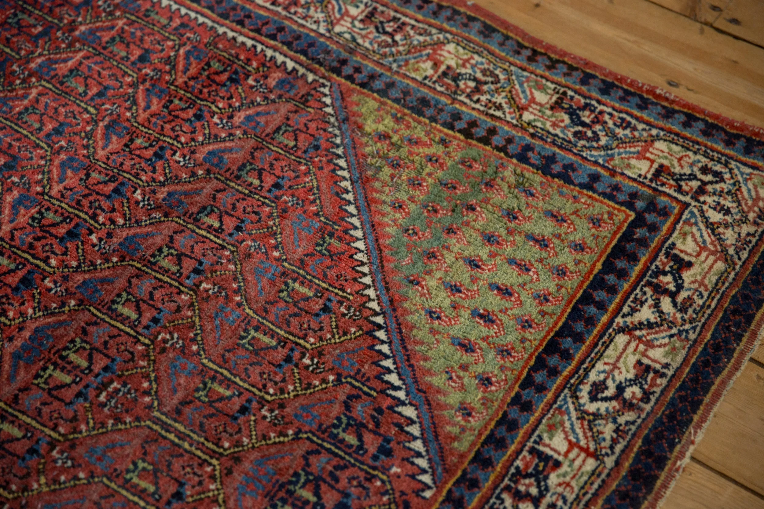 4.5x7 Vintage Arak Sarouk Rug - Image 6